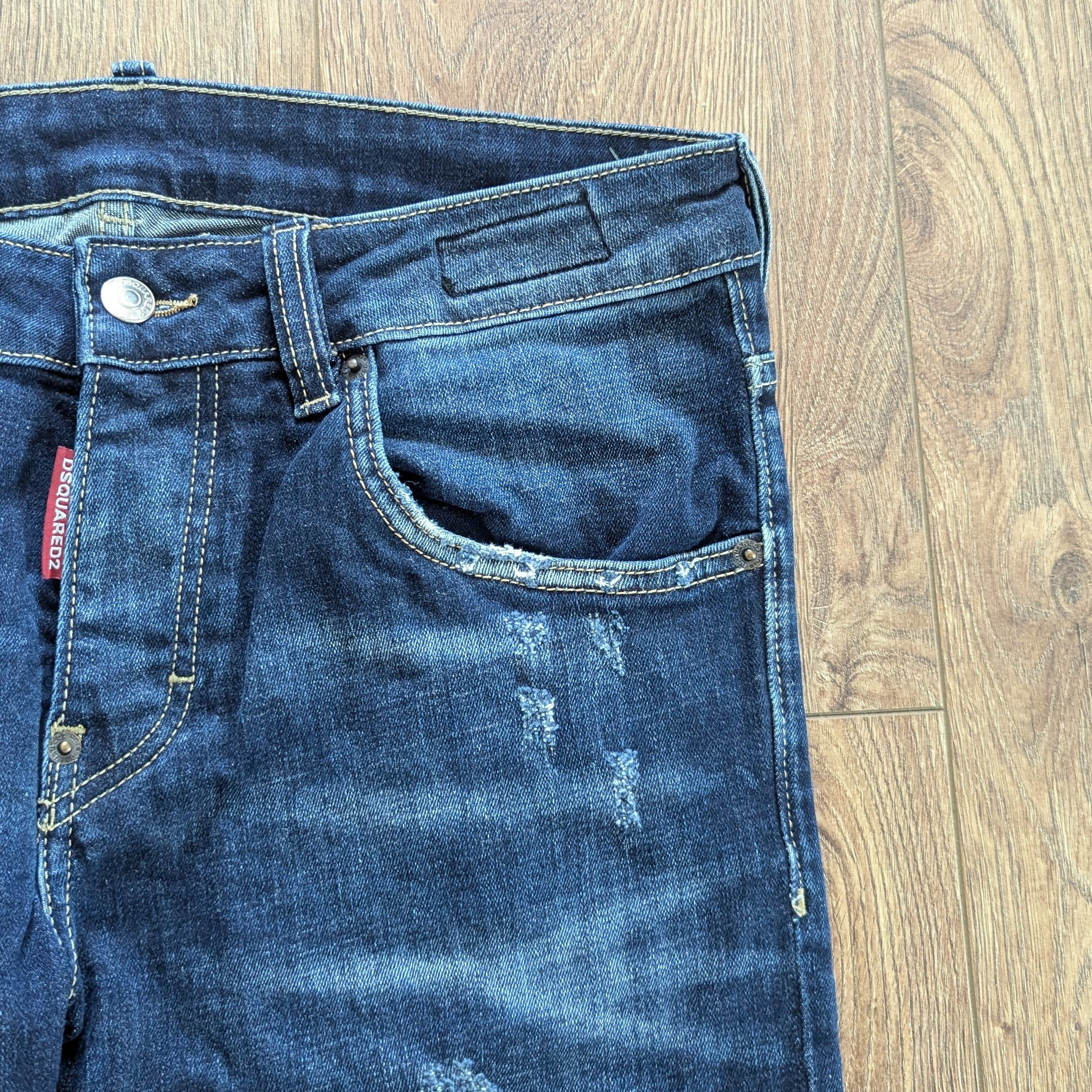 Dsquared2 Dsquared2 Blue Distressed Kenny Twist Men's Made In Italy Size US 28 / EU 44 - 6 Thumbnail