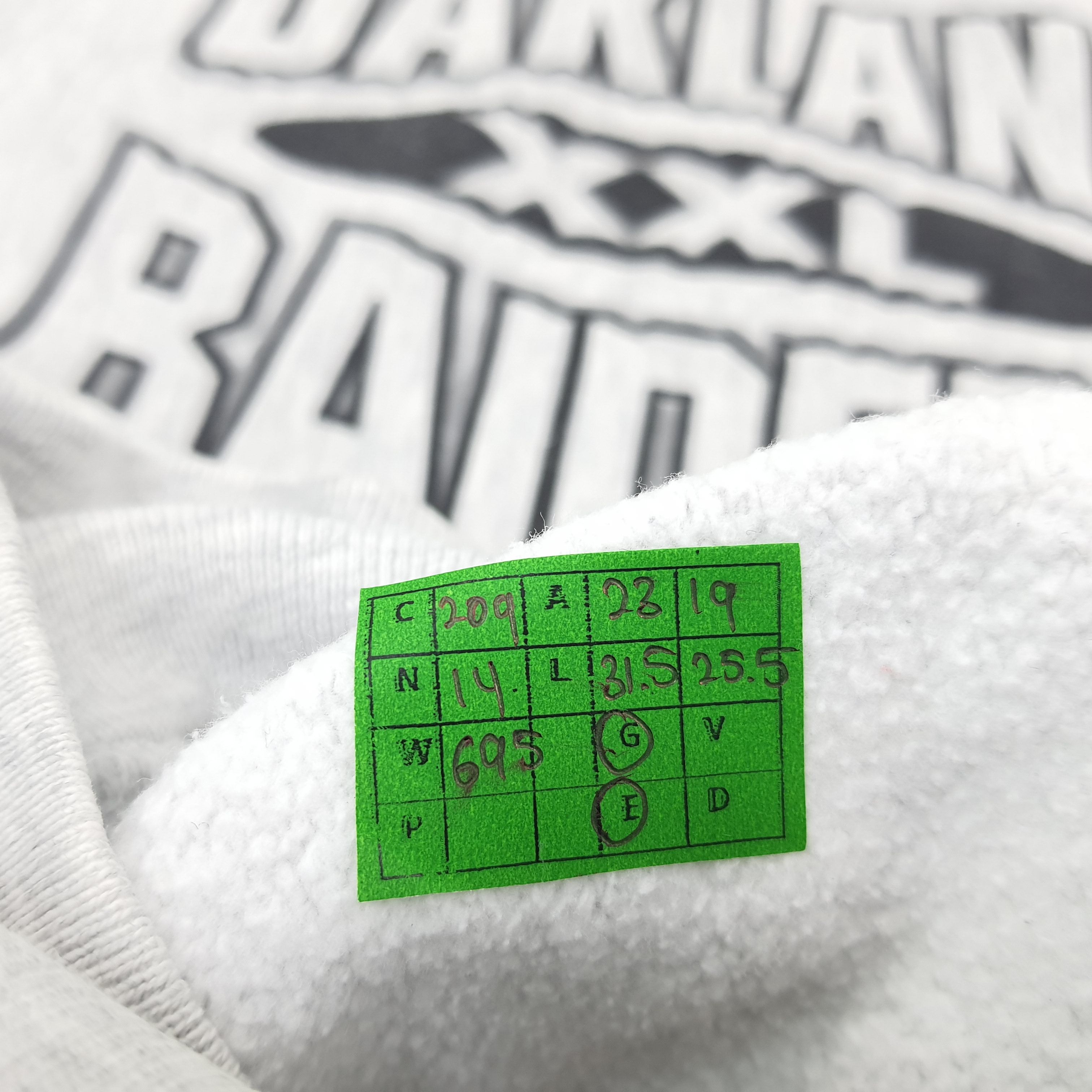 NFL × Vintage Vintage Champion NFLP Oakland Raiders XXL Sweatshirts Size US L / EU 52-54 / 3 - 9 Thumbnail