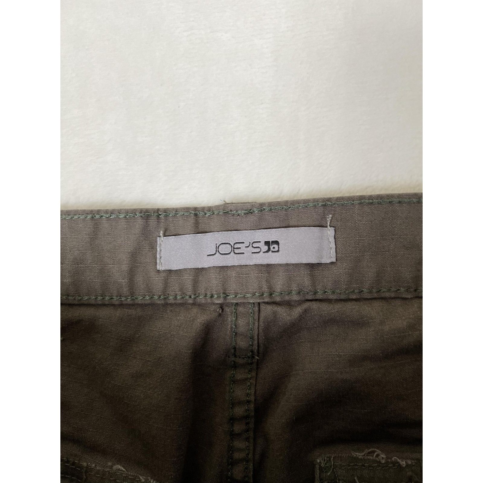 Joe's Joe's Pants Women's 28 Green Twill Chino Straight Leg Casual Size 28" / US 6 / IT 42 - 2 Thumbnail
