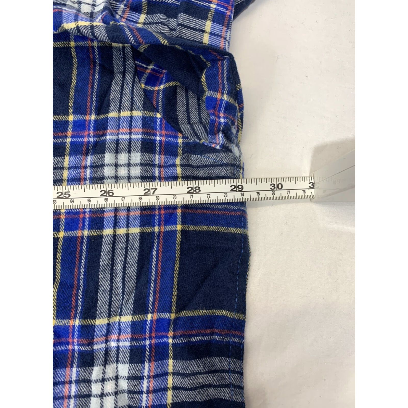 Vintage Eq Equilibrio Mens Button Front Shirt Plaid Long Sleeve 3XL Blue Pocket NWT Size US XXL / EU 58 / 5 - 3 Thumbnail