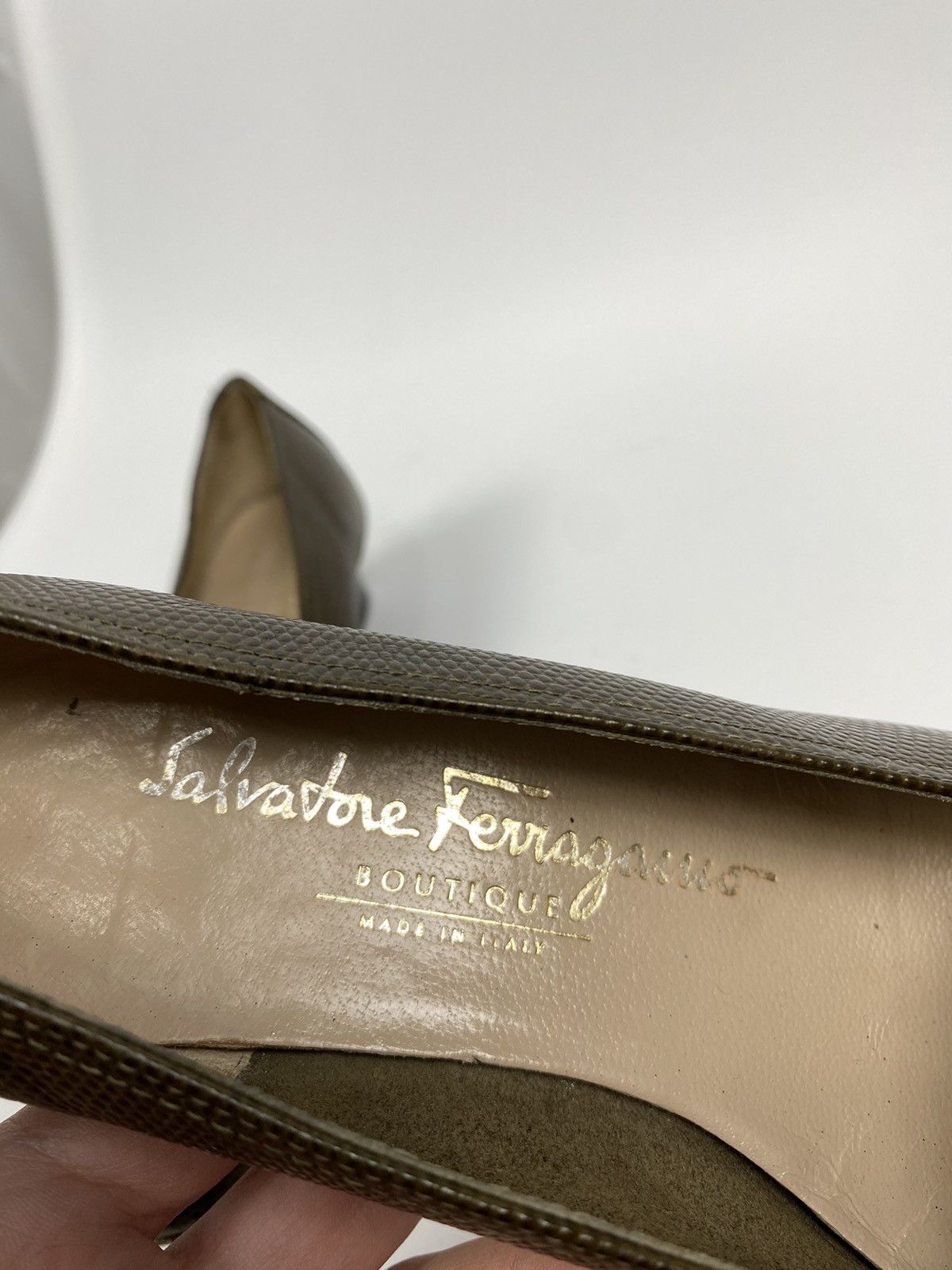 Salvatore Ferragamo × Vintage Vintage Salvatore Ferragamo Heels Size US 7 / IT 37 - 8 Thumbnail
