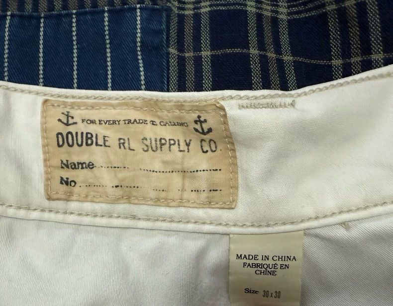 RRL Ralph Lauren RRL Ralph Lauren 2019 old white patch double knee deck pan Size US 32 / EU 48 - 7 Thumbnail