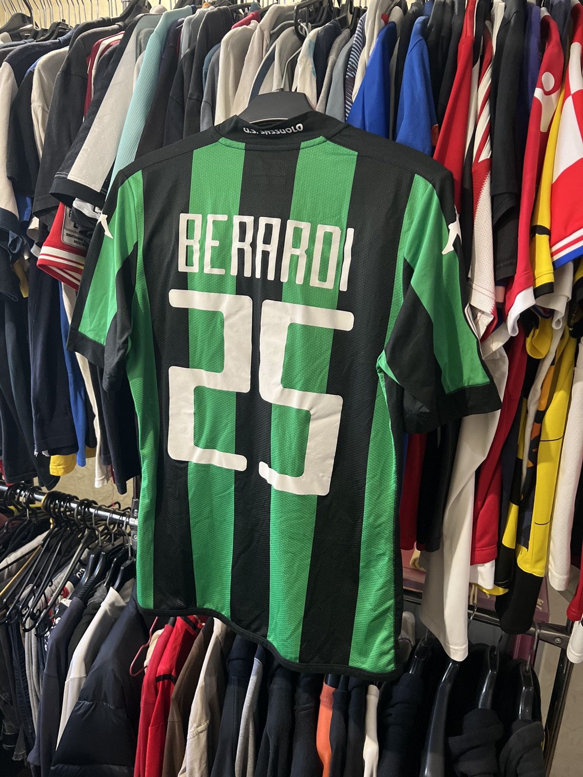 Kappa × Vintage 2015/2016 KAPPA FC SASSUOLO #25 BERARDI HOME FOOTBALL SHITT Size US M / EU 48-50 / 2 - 9 Thumbnail