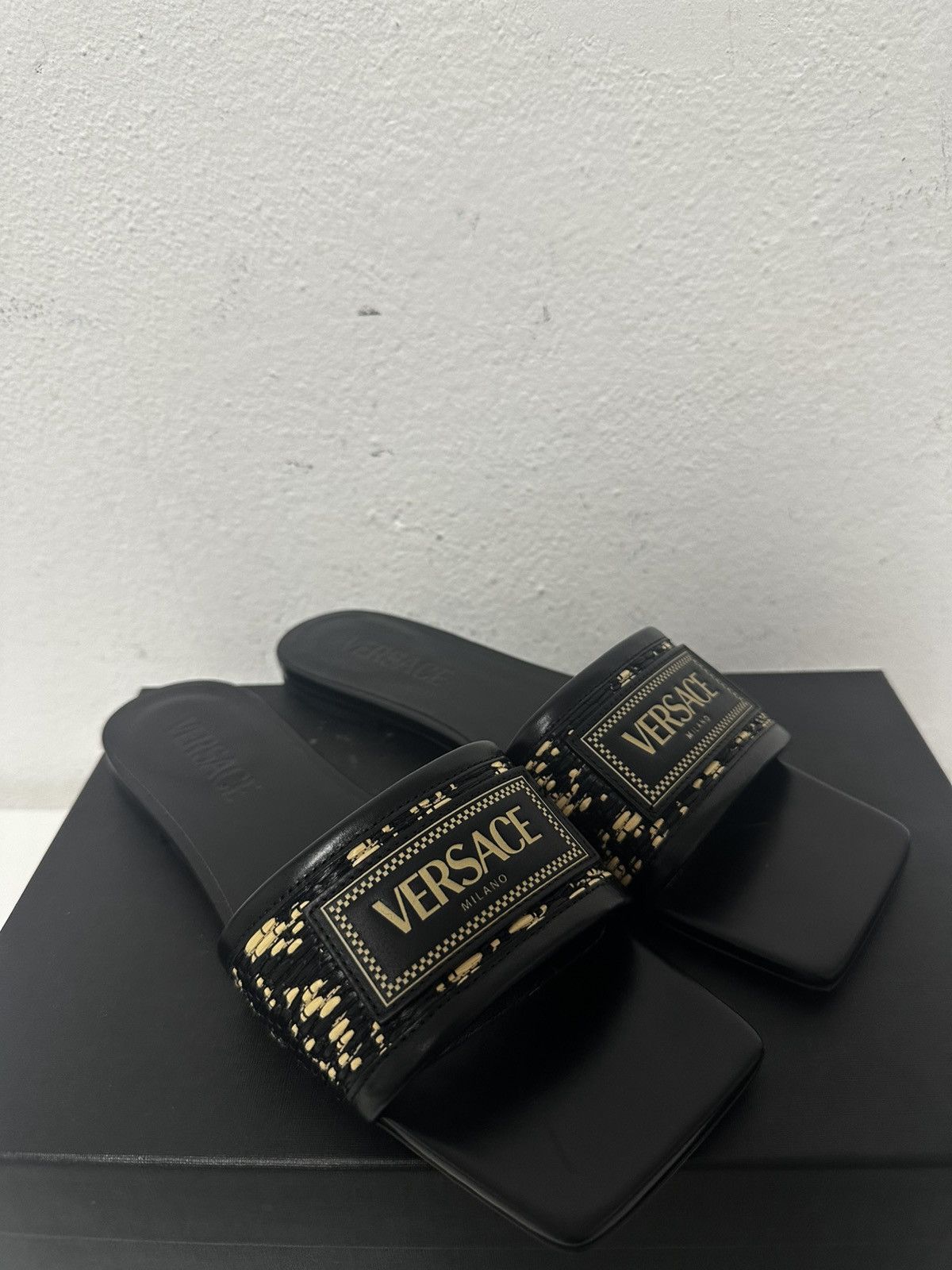 Versace Versace Theia Barocco Flat Sandals Size US 6 / IT 36 - 2 Thumbnail