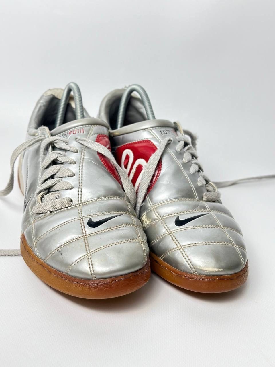 Nike 🔥2000s Nike Total 90 III Rare Silver Shoes Hype Streewear Size US 7 / EU 40 - 2 Thumbnail