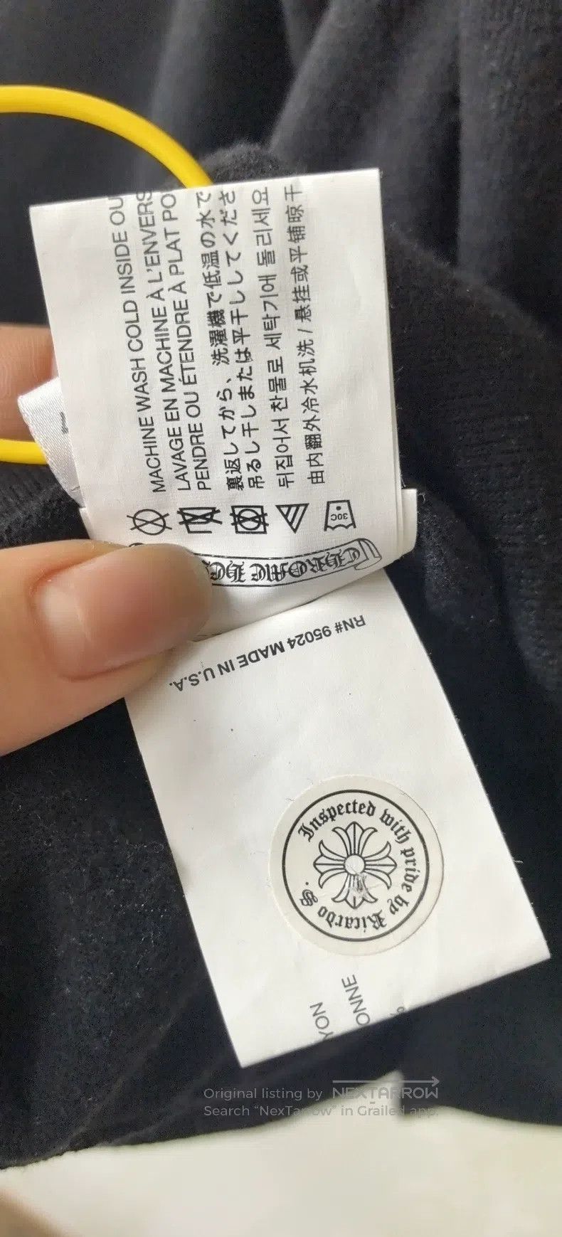 Chrome Hearts CHROME HEARTS Size M Black sweater Size US M / EU 48-50 / 2 - 4 Thumbnail