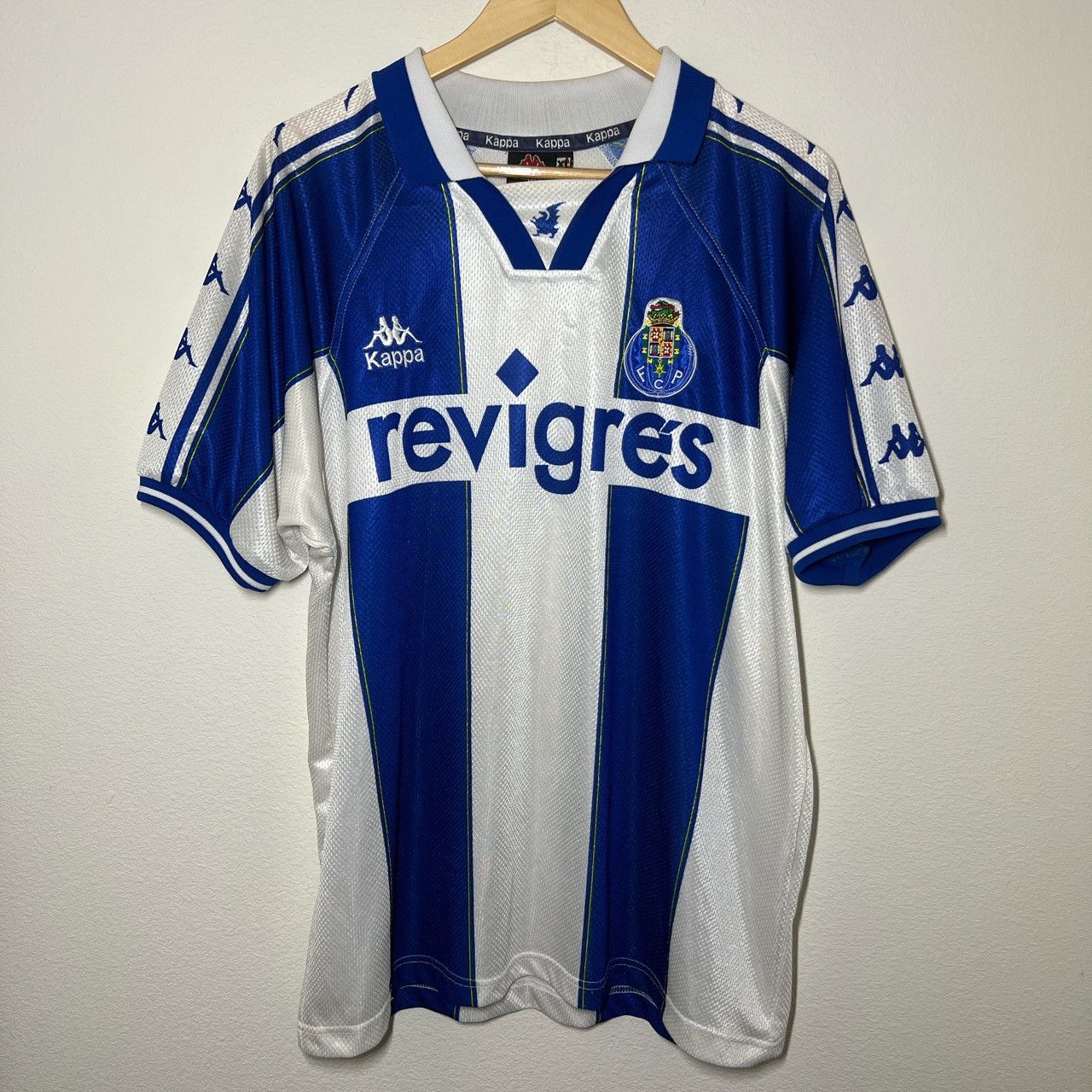 image of Kappa x Soccer Jersey Fc Porto 1997-1999 Home Jersey in Blue, Men's (Size XL)