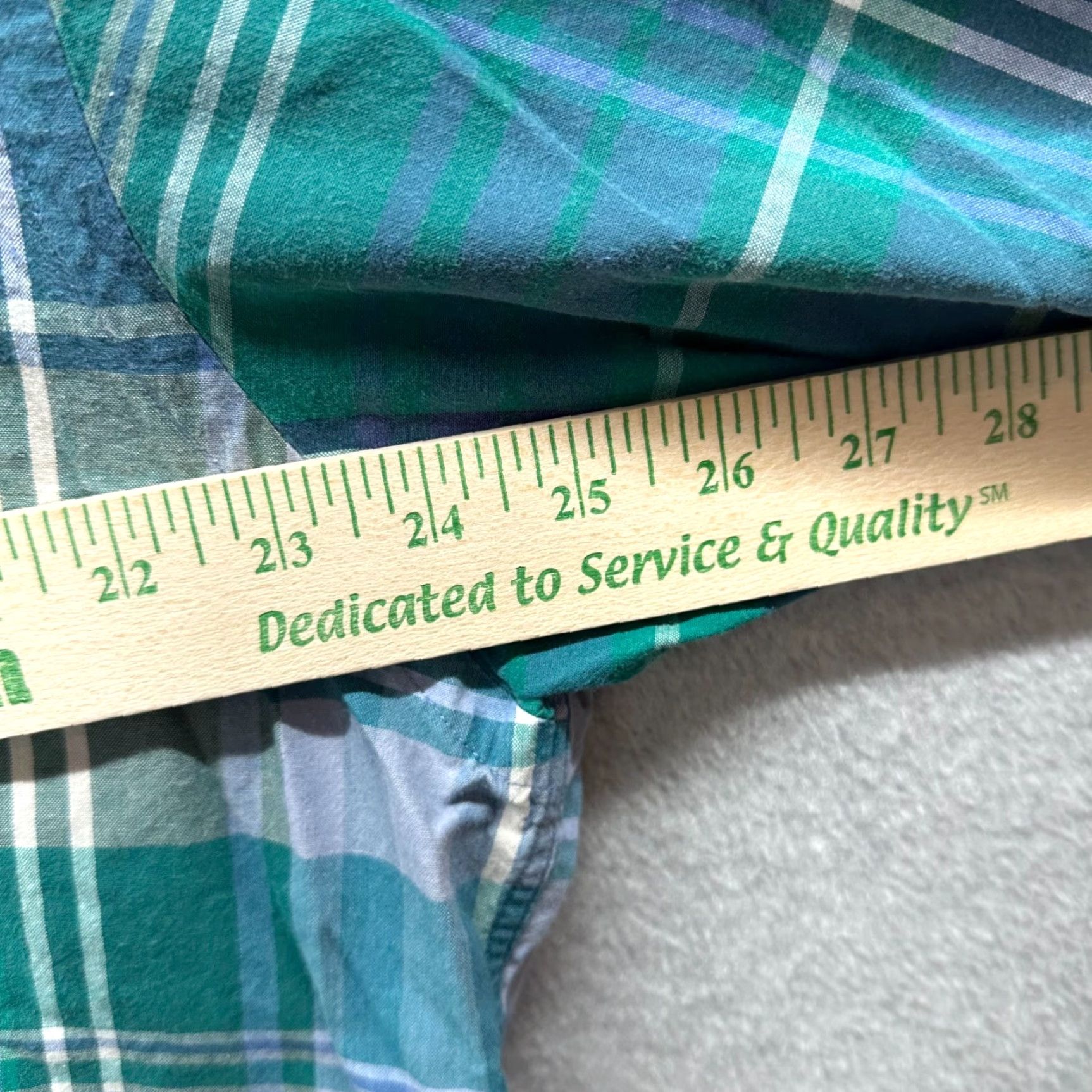 Nautica VINTAGE Nautica Shirt Mens Large Blue Plaid 90s Button-Up Short Sleeve Cotton Collared Beach Casual Workwear Size US L / EU 52-54 / 3 - 7 Thumbnail
