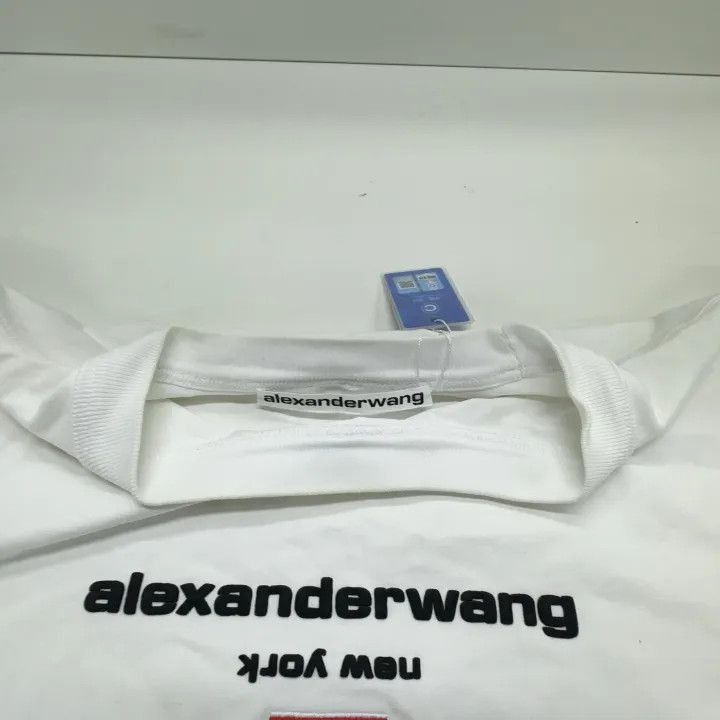 Alexander Wang Alexander Wang SS21 Logo Short Sleeve T-Shirt - Size XL / US 12-14 / IT 48-50 - 4 Thumbnail
