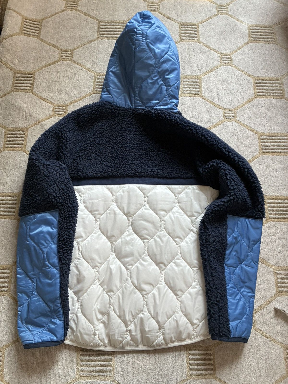 Nike Nike Quilted Hooded Sherpa Fleece Jacket Size US M / EU 48-50 / 2 - 6 Thumbnail