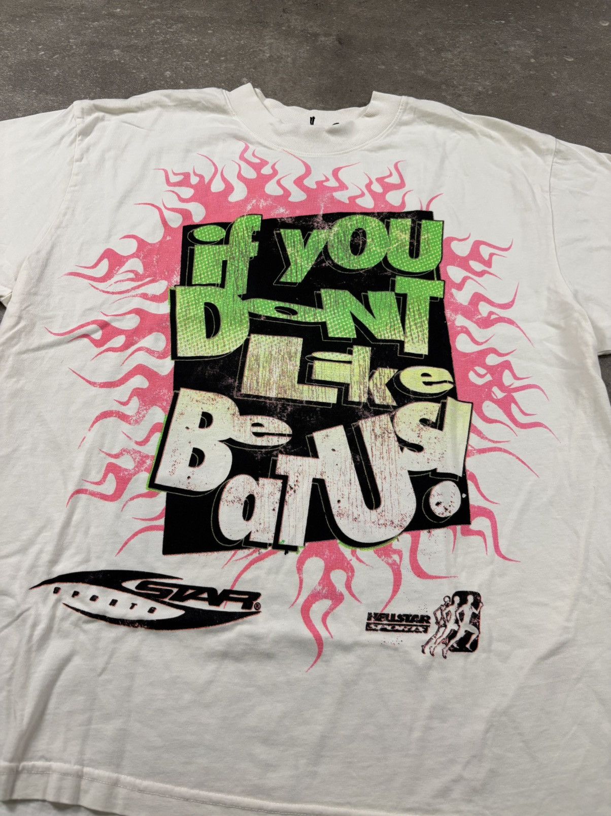 HELLSTAR Hellstar Like Us, Beat Us T-Shirt, White Size US XL / EU 56 / 4 - 3 Thumbnail