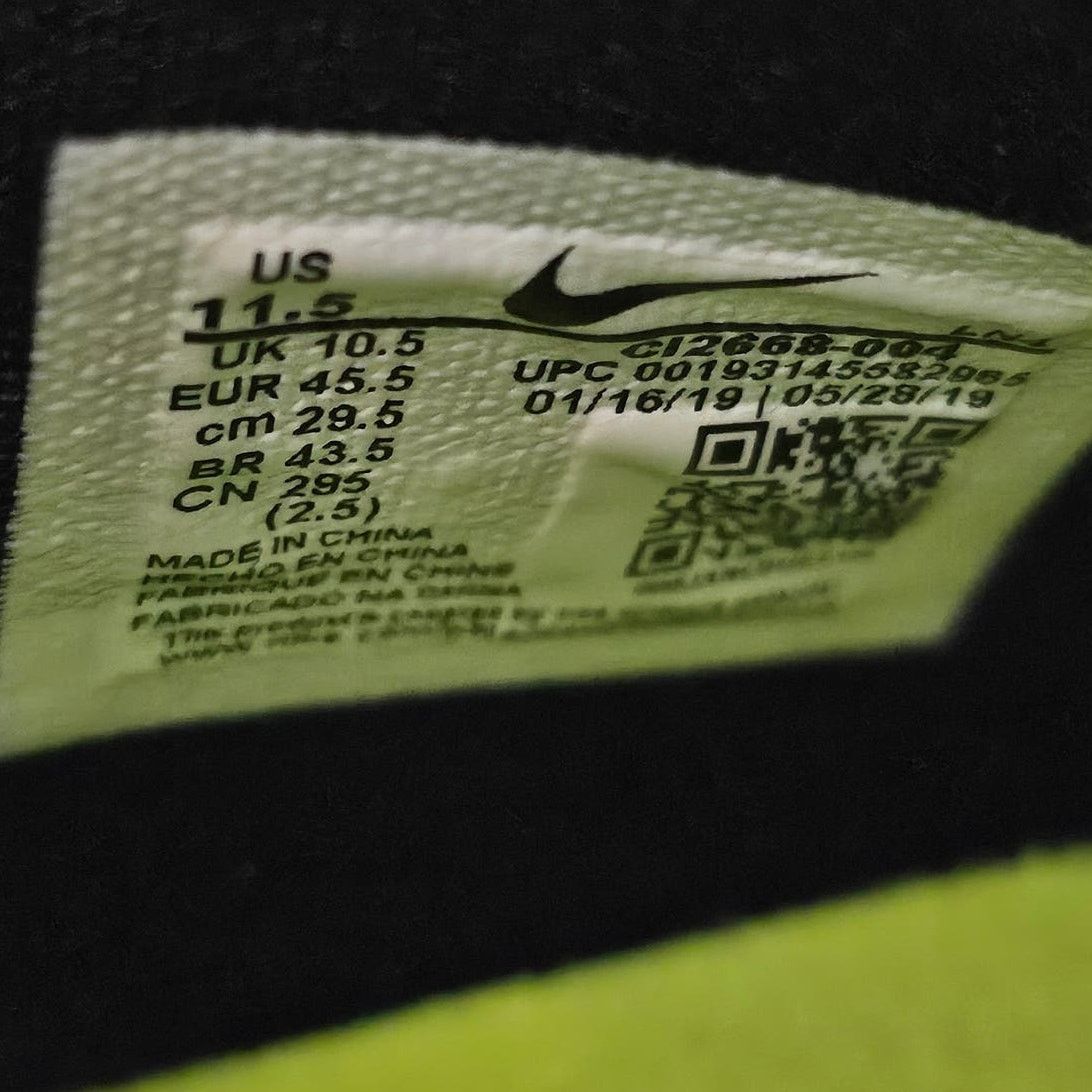 Nike Nike AIR Lebron James 16 Low Black Python Volt sz 11.5 Size US 11.5 / EU 44-45 - 10 Thumbnail