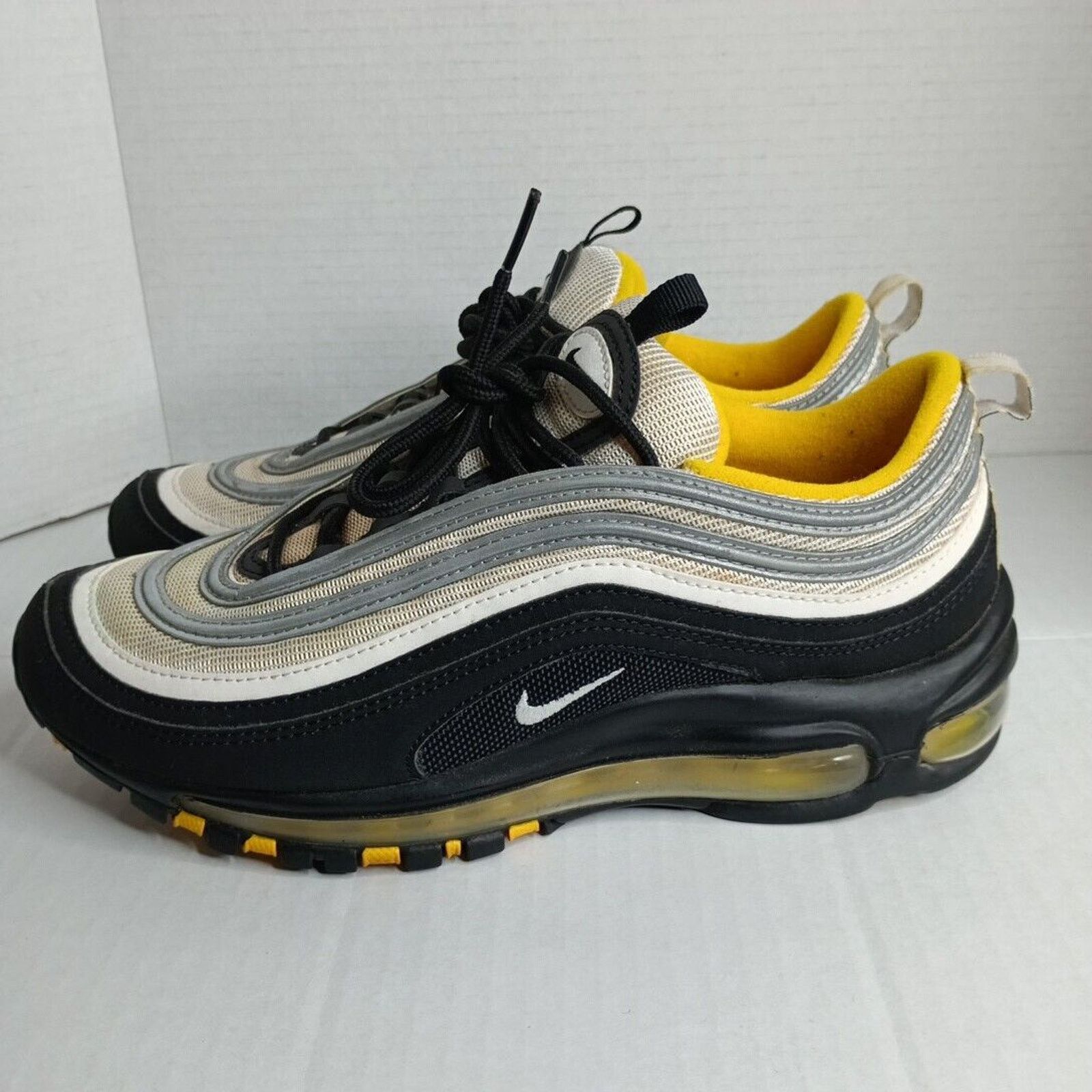 Nike Nike Air Max 97 Sneakers Black White Boy's 7Y Women's 8 Size US 8 / IT 38 - 5 Thumbnail