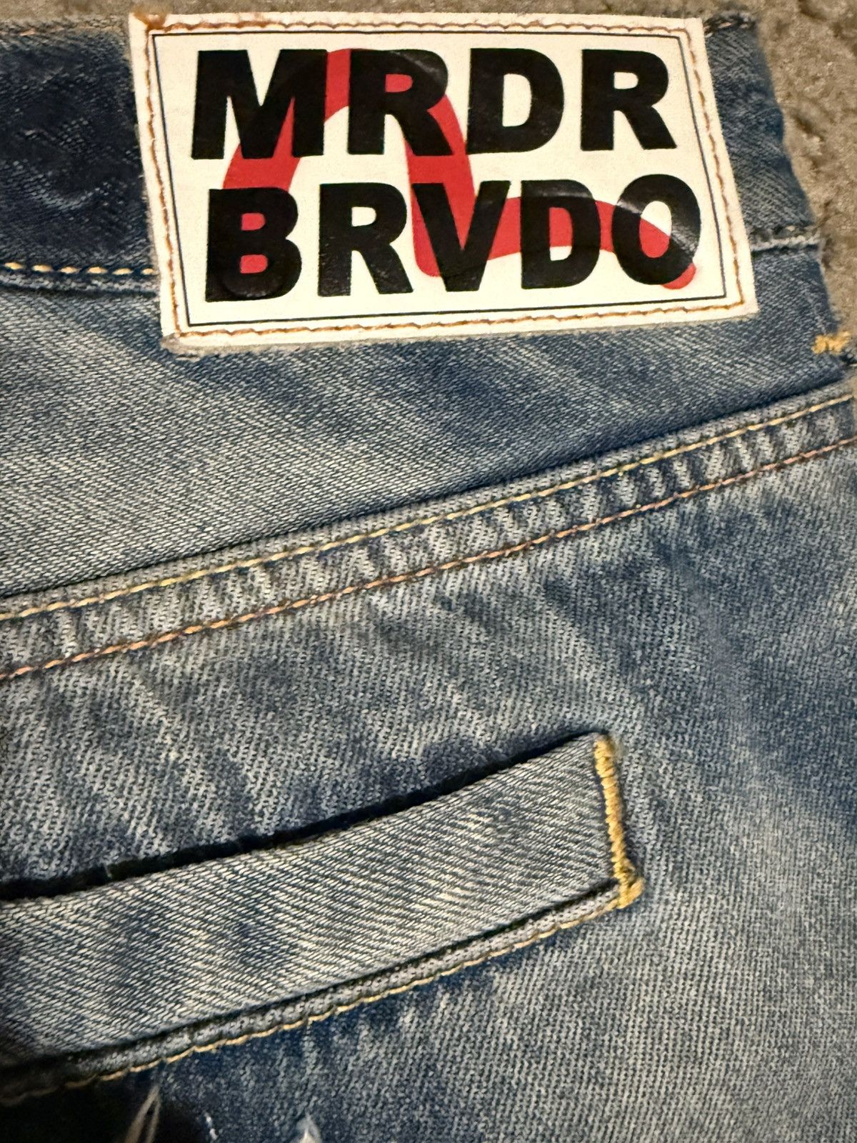 Ev Bravado × Evisu × Who Decides War Evisu x Who Decides War Daicock Carrot Denim Size US 30 / EU 46 - 6 Thumbnail