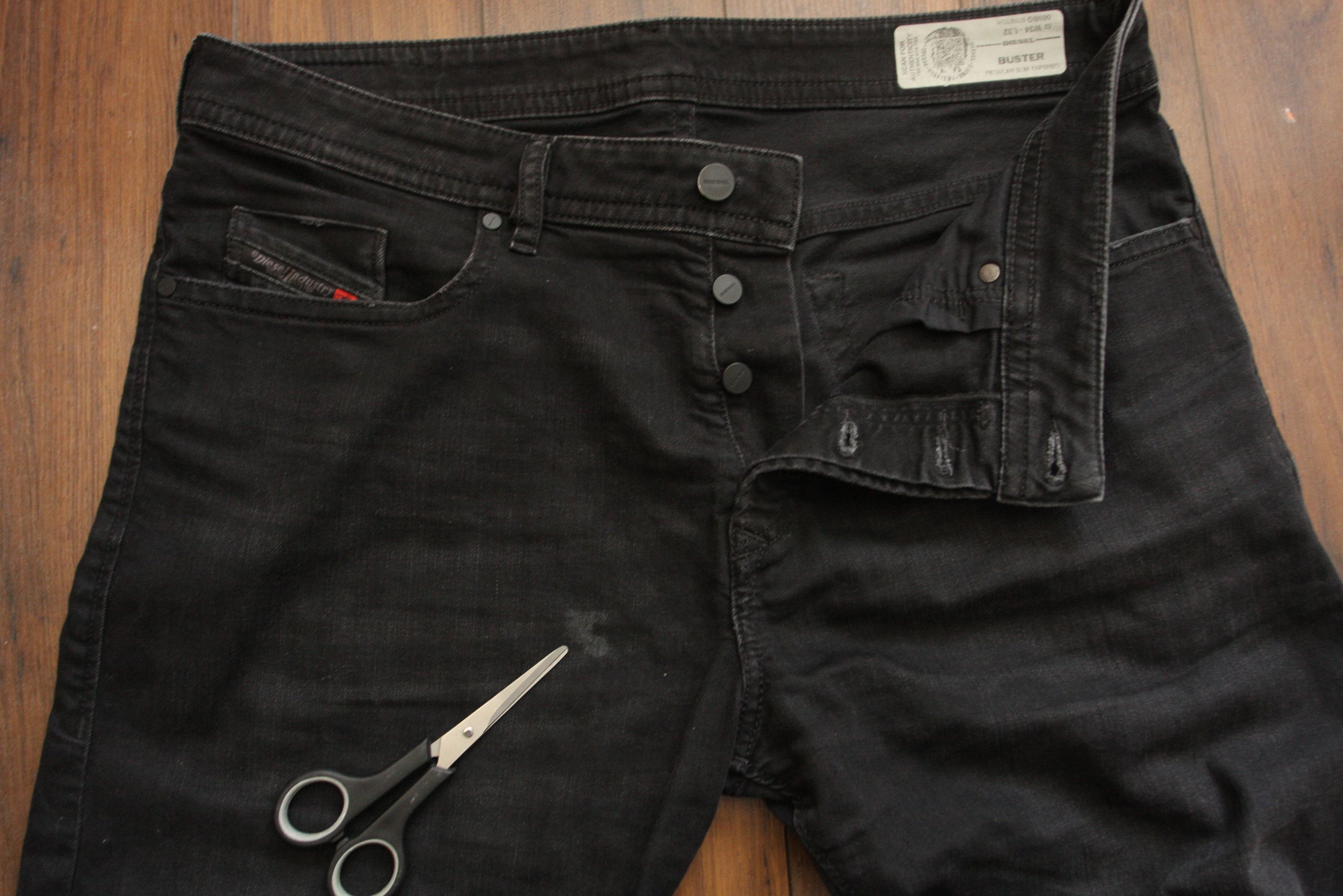 Diesel Diesel Jeans Buster Size 35x31 Dark Gray Size US 35 - 5 Thumbnail