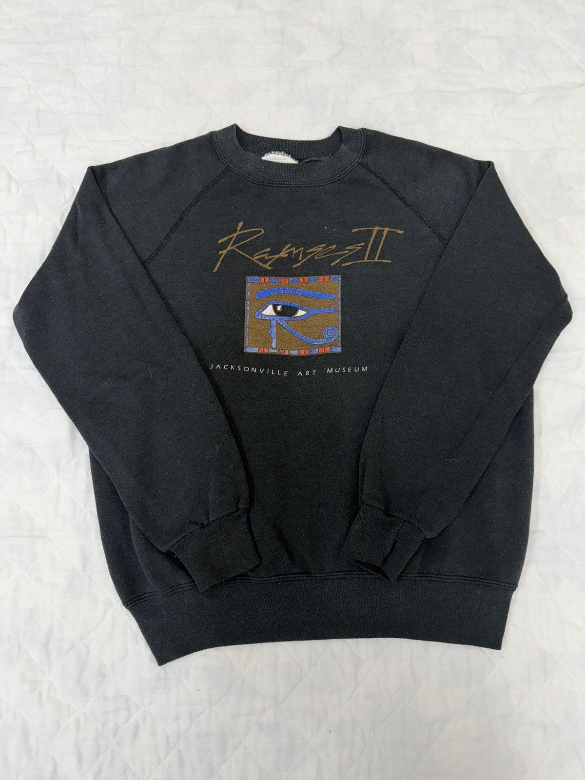 Other Vintage 80s Ramses II Jacksonville Art Museum Sweatshirt Size US L / EU 52-54 / 3 - 1 Thumbnail