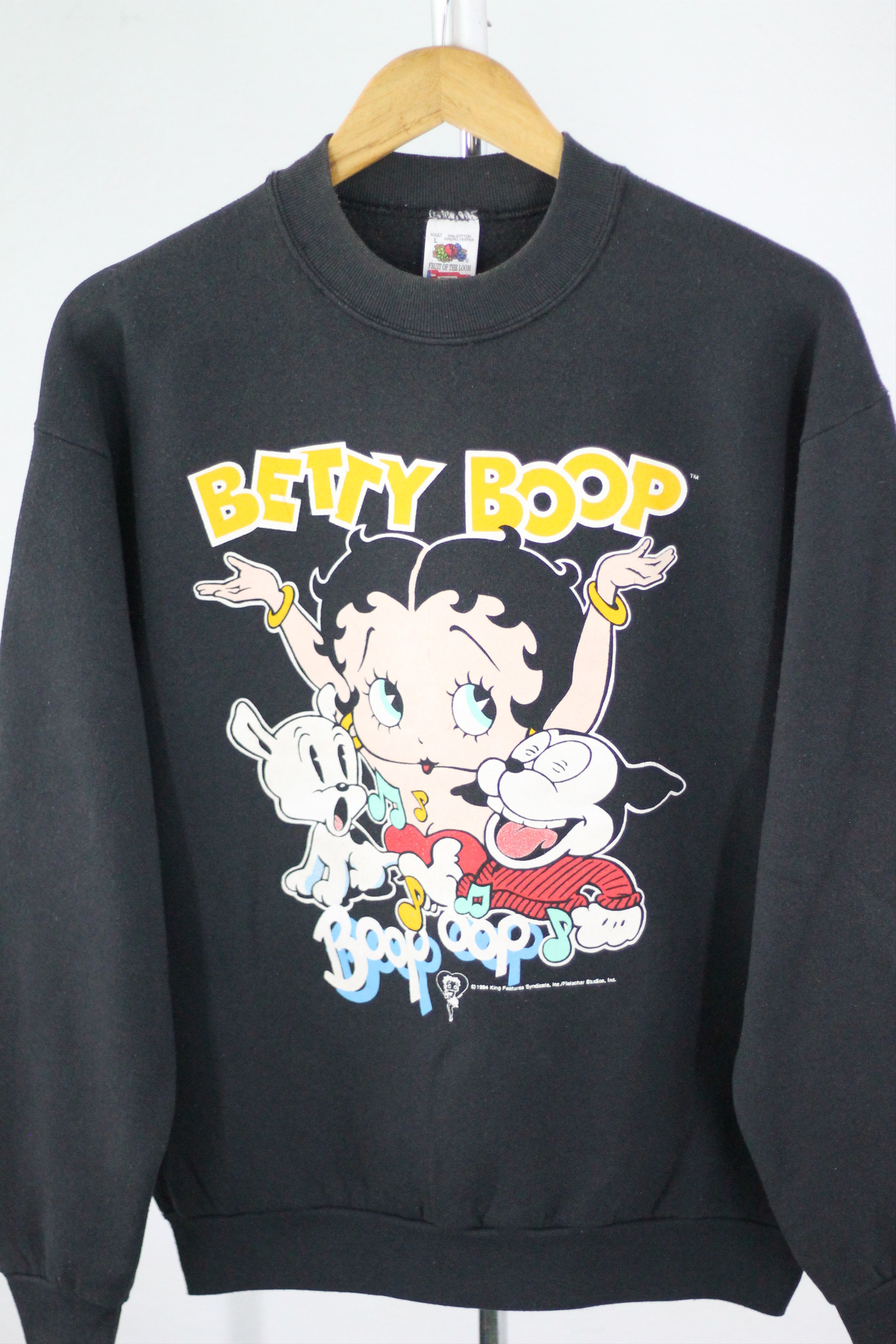 Cartoon Network × Vintage Vintage 1994 BETTY BOOP Sweatshirt Made in USA. Size US L / EU 52-54 / 3 - 2 Thumbnail