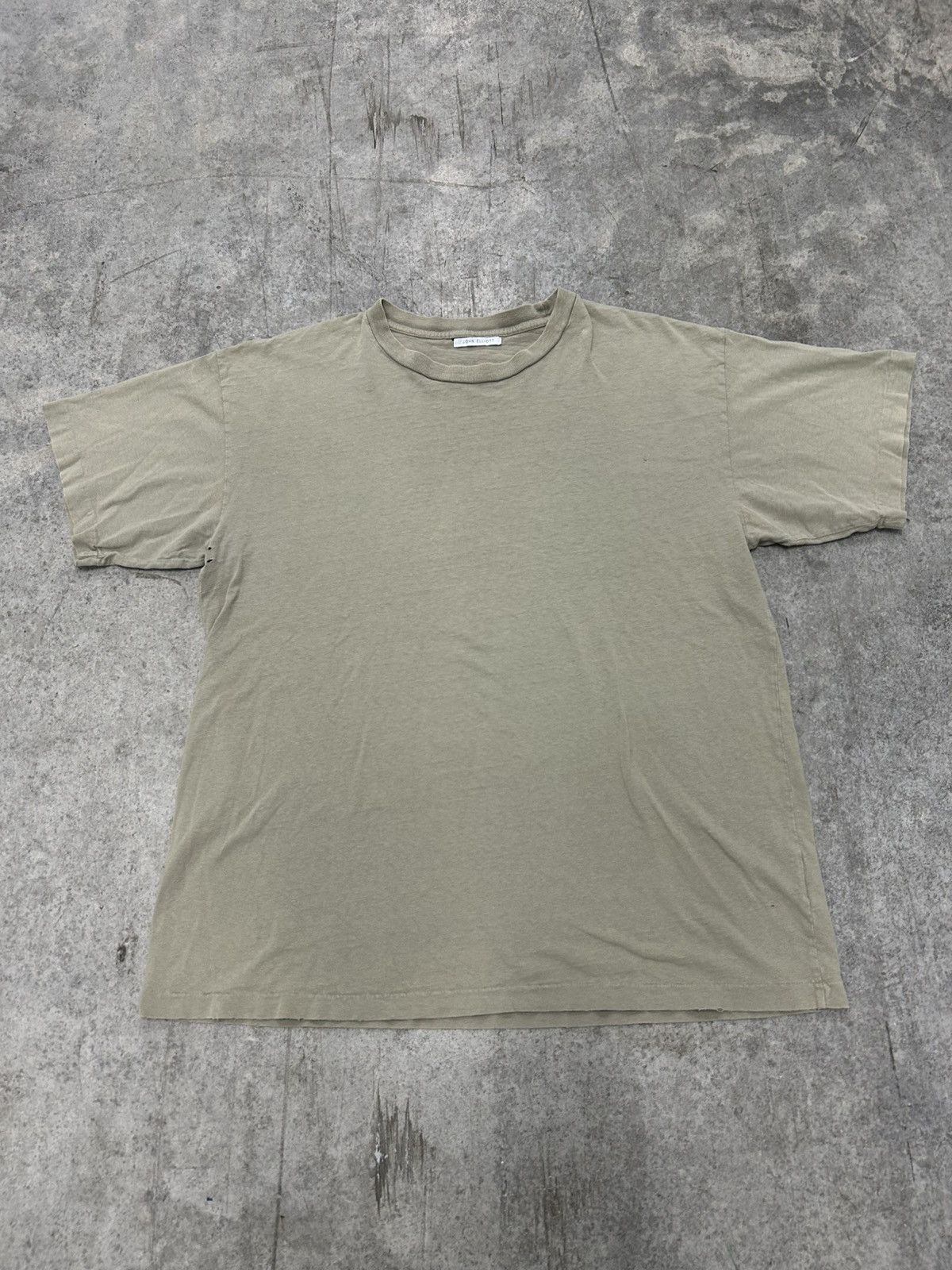 John Elliott John Elliott green single stitch t shirt Size US L / EU 52-54 / 3 - 1 Thumbnail