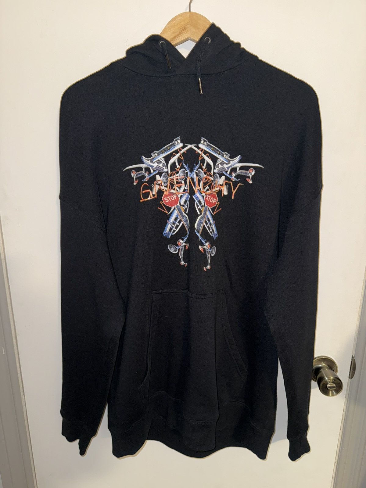Givenchy Givenchy Black Neon Lights hoodie Size US L / EU 52-54 / 3 - 1 Thumbnail