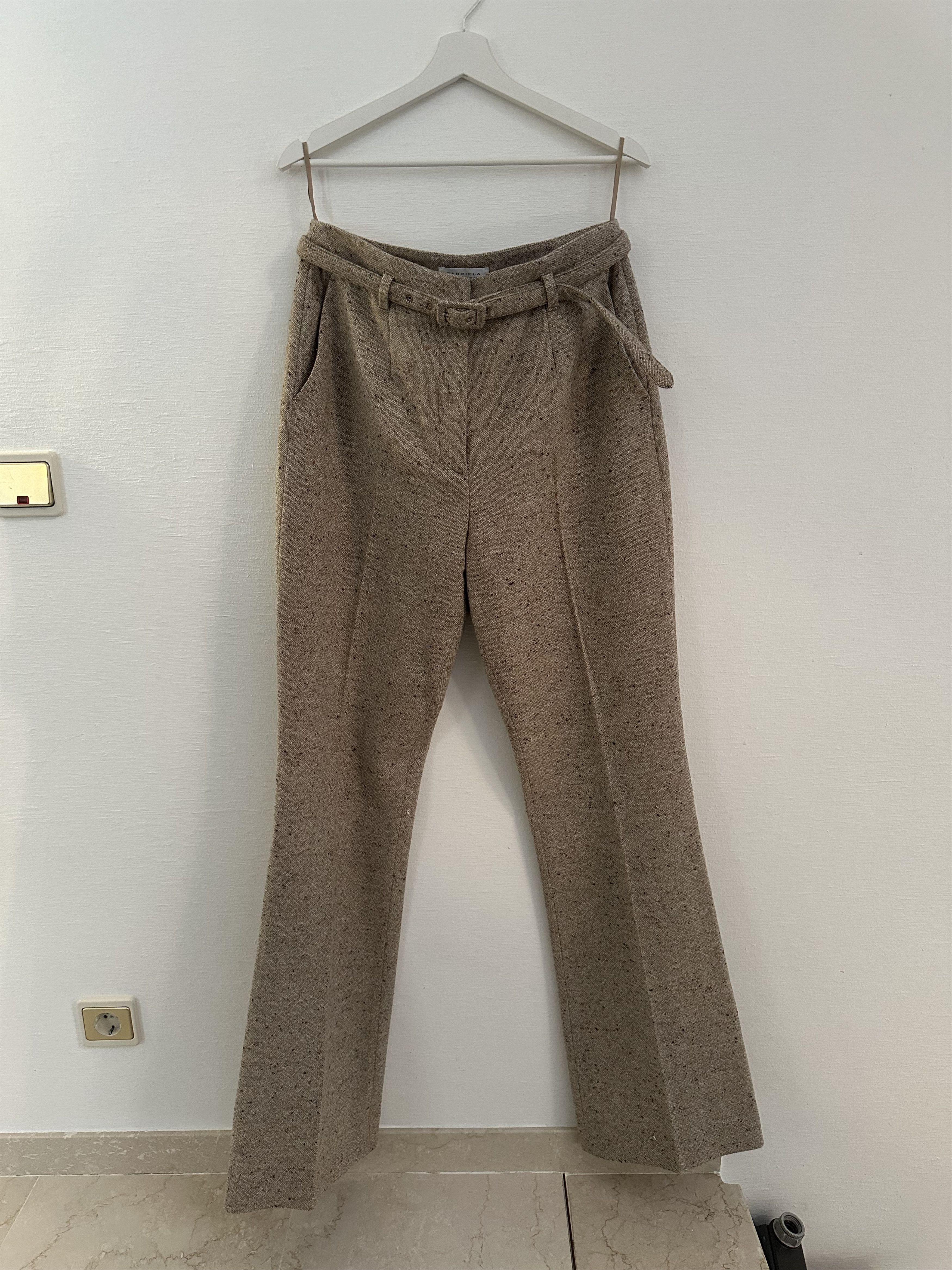 Gabriela Hearst Josh Pant in oatmeal multi Size 32" / US 10 / IT 46 - 1 Thumbnail