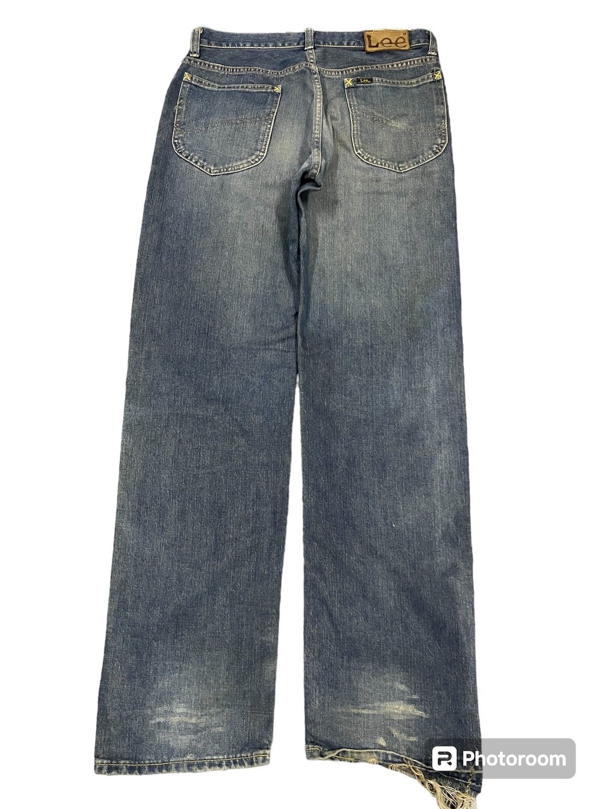 Lee 80s LEE RIDERS RARE ONESIDE SALVADGE DISTRESSED ON TALON ZIP Size US 31 - 3 Thumbnail