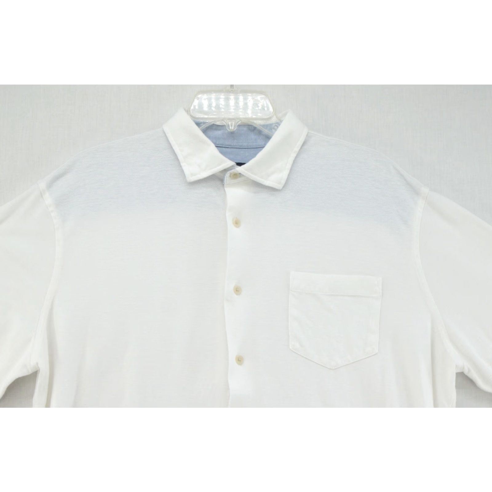 johnnie-O Johnnie-O Top Shelf Shirt Men's XL White Long Sleeve Button Up Beach Stretch Shirt Size US XL / EU 56 / 4 - 2 Thumbnail