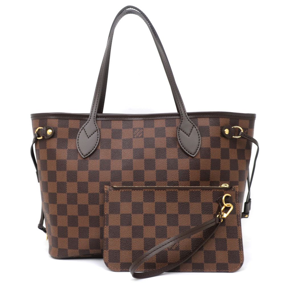 Louis Vuitton Neverfull PM Tote Bag Shoulder Bag Dark Brown