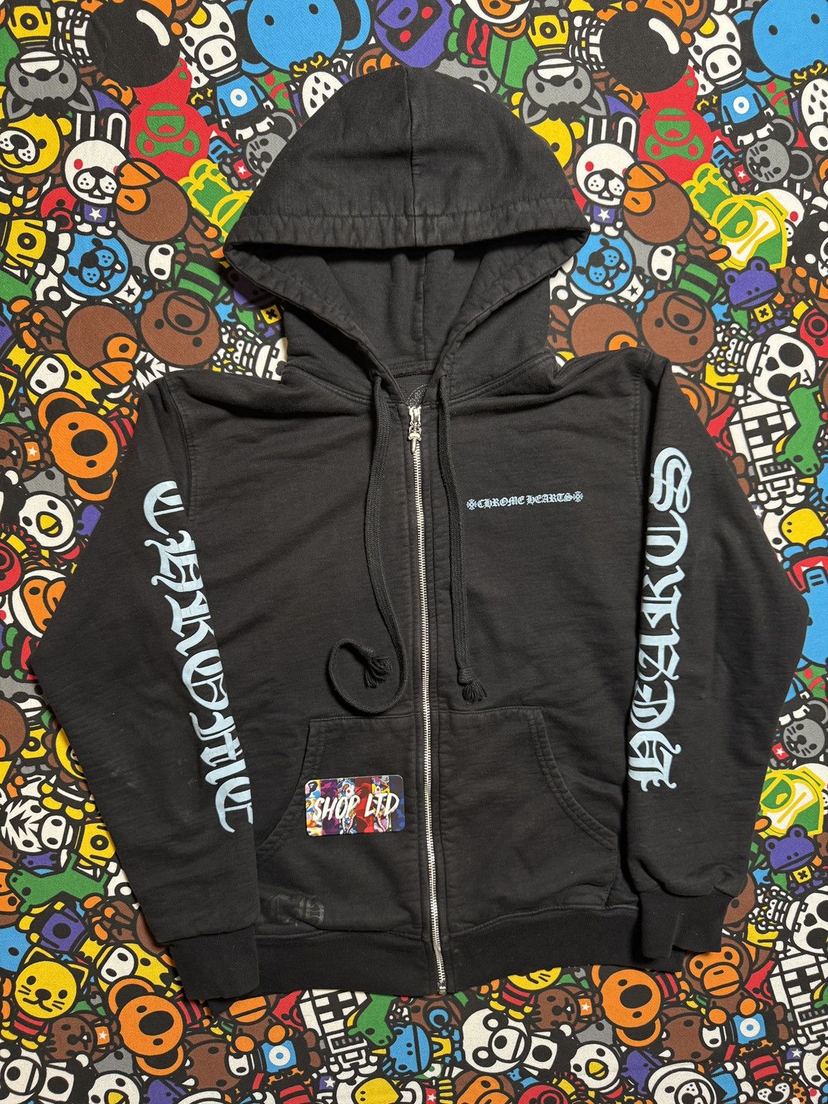 Chrome Hearts Chrome Hearts Icey Blue Script Logo Thermal Hoodie Size US S / EU 44-46 / 1 - 2 Thumbnail
