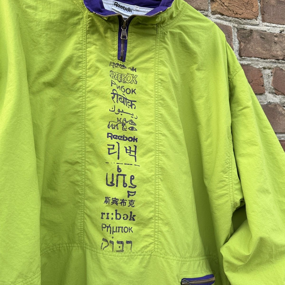 Reebok Rare Vintage 90s Reebok Tracksuit Jacket Hip Hop Nike Size US L / EU 52-54 / 3 - 2 Thumbnail