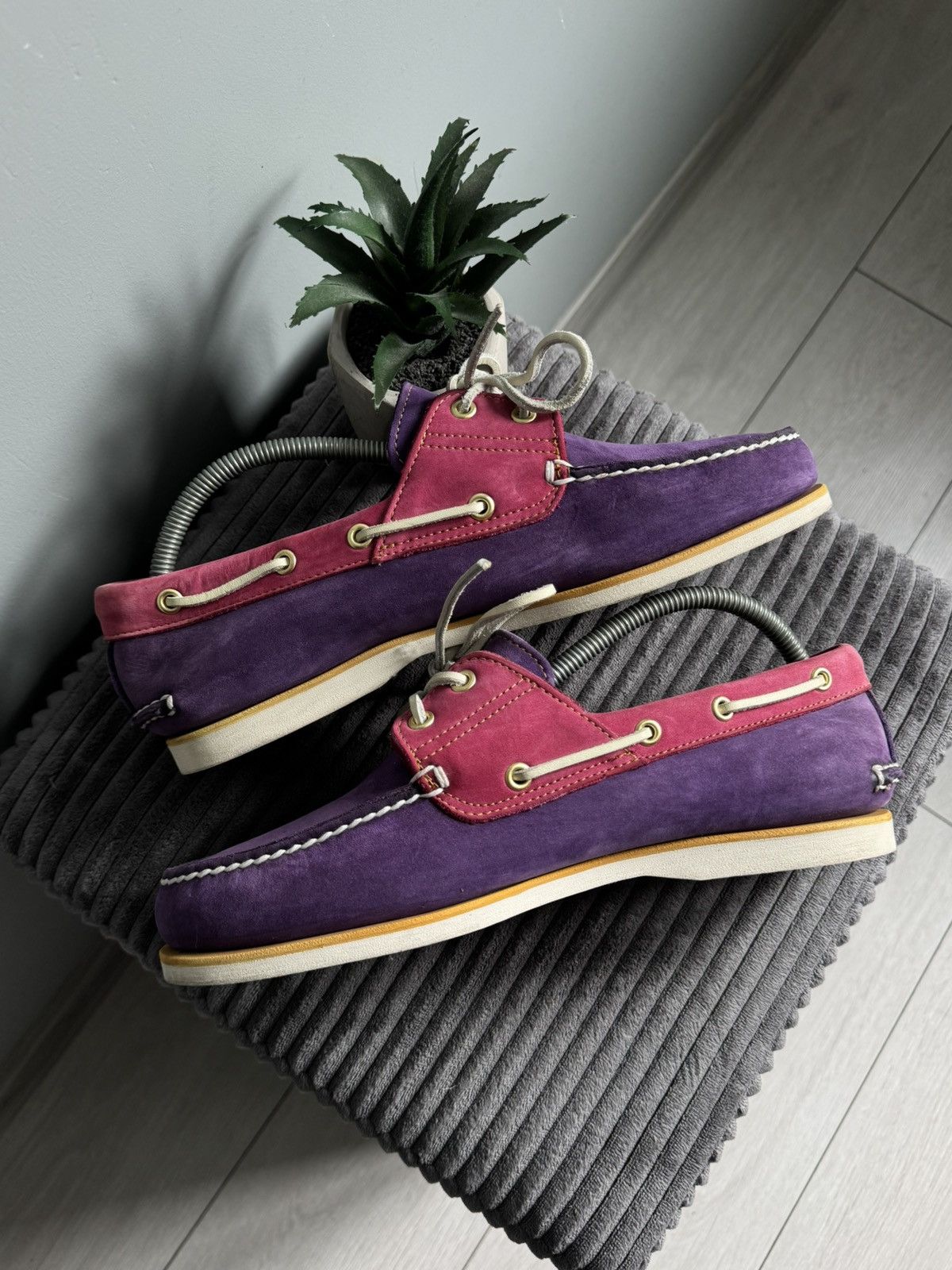 Timberland Vintage Timberland Purple/Pink Loafers Size US 10 / EU 43 - 6 Thumbnail