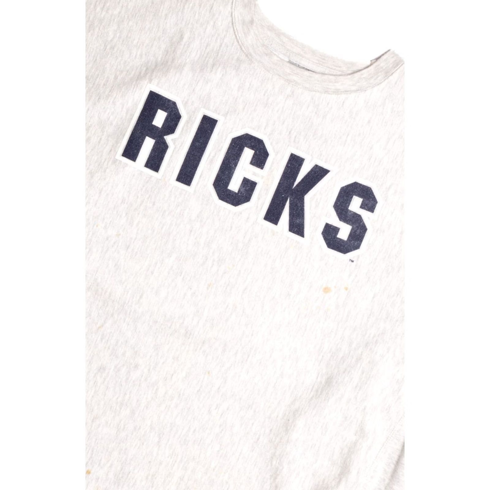 X-LARGE VINTAGE Ricks Sweatshirt XX-Large Light Gray Retro Pullover Crewneck Sweatshirts Unisex Adults XX-Large Grey Size US XXL / EU 58 / 5 - 2 Thumbnail