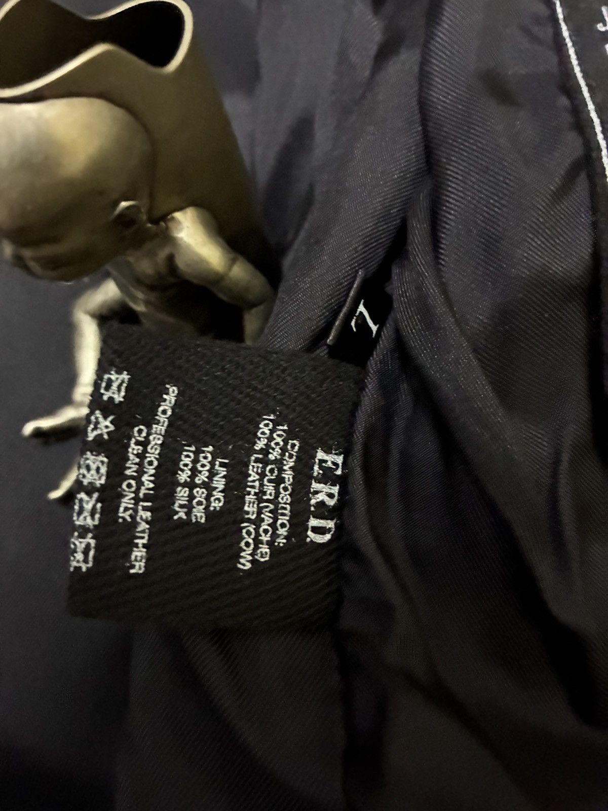 Chess Board Leather Double Rider Jacket