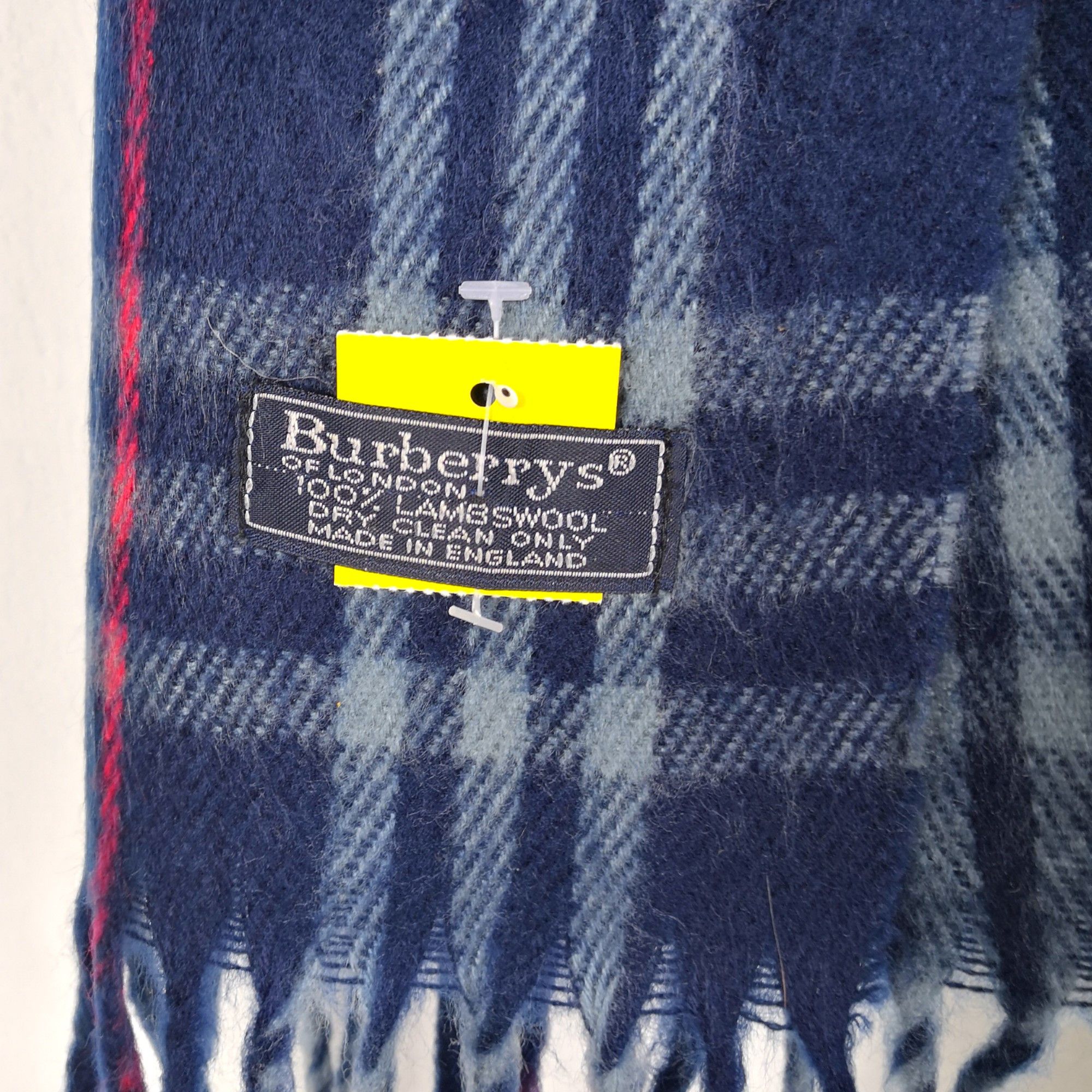 Burberry Vintage Burberry Scarf Tartan Plaid Muffler Wool Scarves Size ONE SIZE - 3 Thumbnail