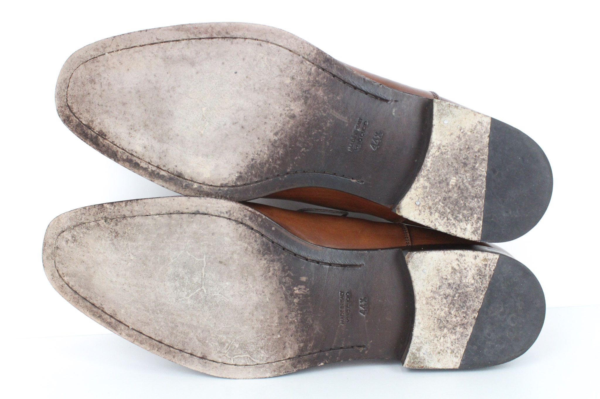 Suitsupply EU44.5 Mid Brown Leather Laced Low-Top 72821 Size US 11.5 / EU 44-45 - 8 Thumbnail