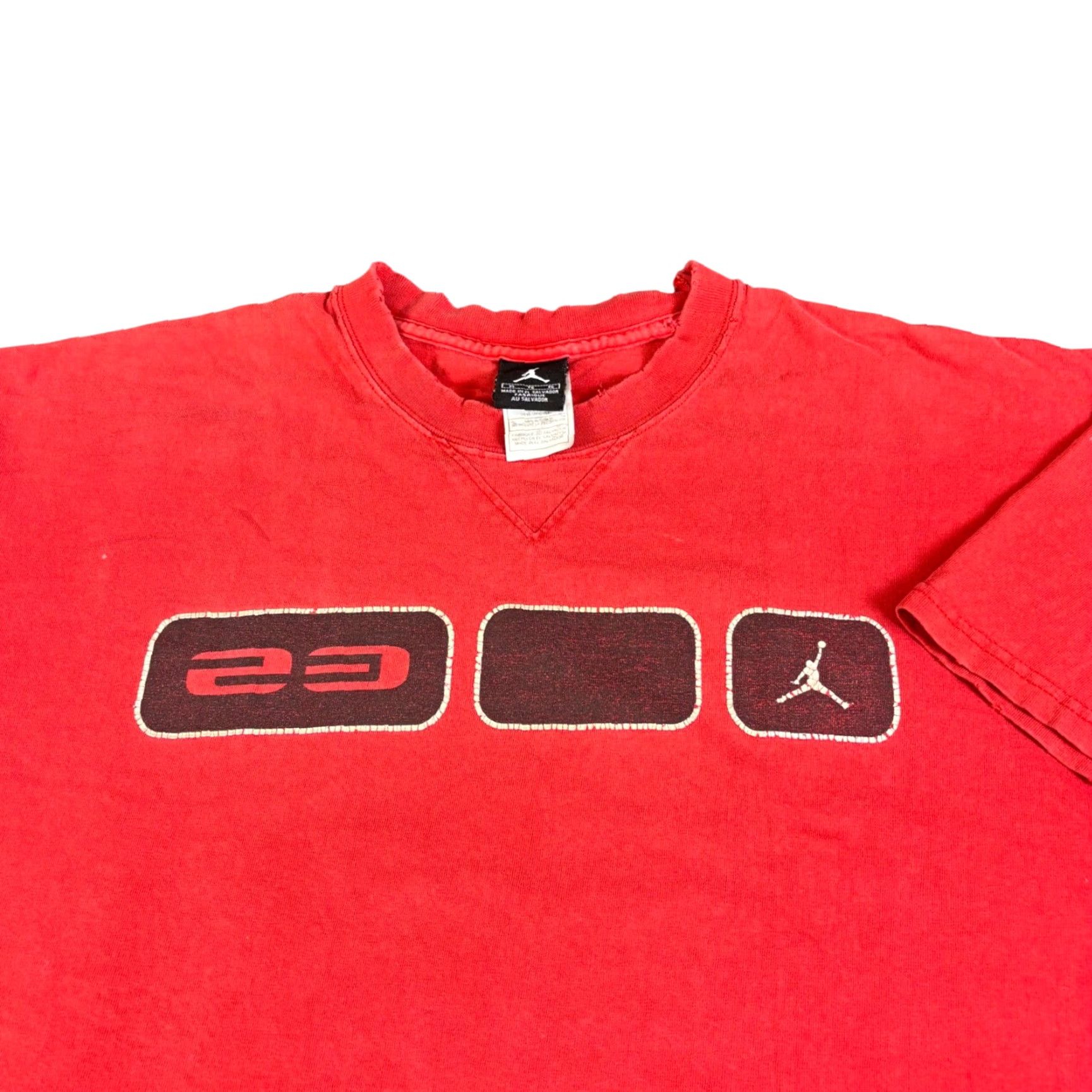 Jordan Brand VINTAGE Jordan Brand T-Shirt Mens XL Red Jumpman 23 Graphic Distressed Cotton Size US XL / EU 56 / 4 - 2 Thumbnail