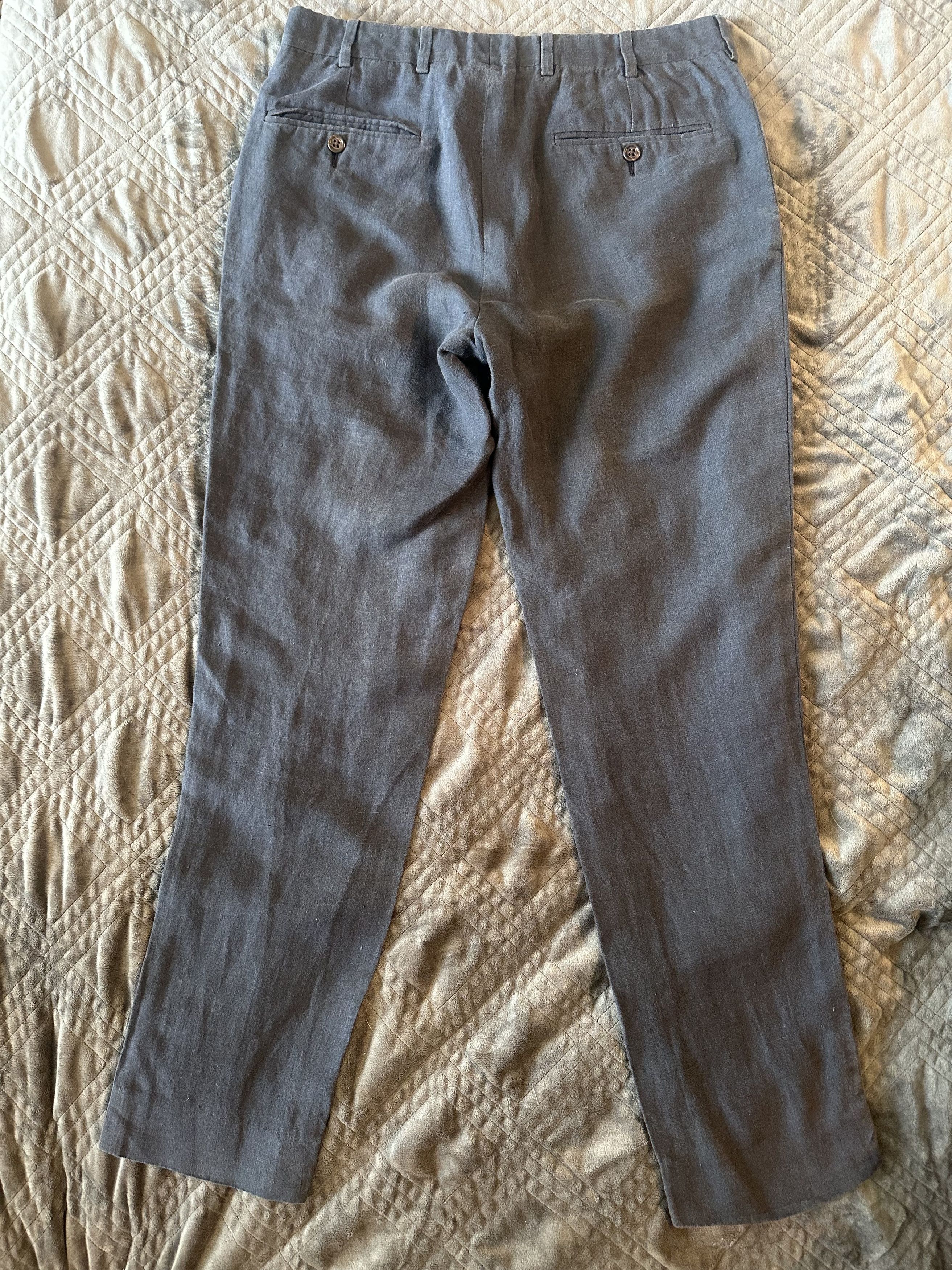Polo Ralph Lauren Vintage Italian Linen Pants Size US 30 / EU 46 - 2 Thumbnail