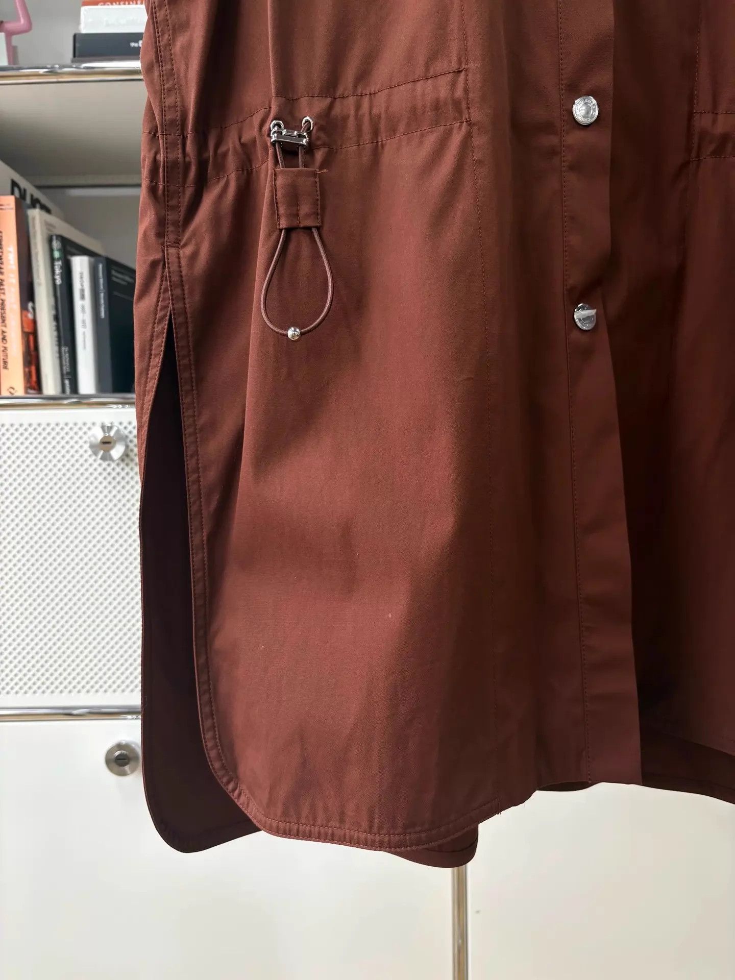 Hermes Hermes Caramel Waistcoat Dress 38 Size S / US 4 / IT 40 - 4 Thumbnail