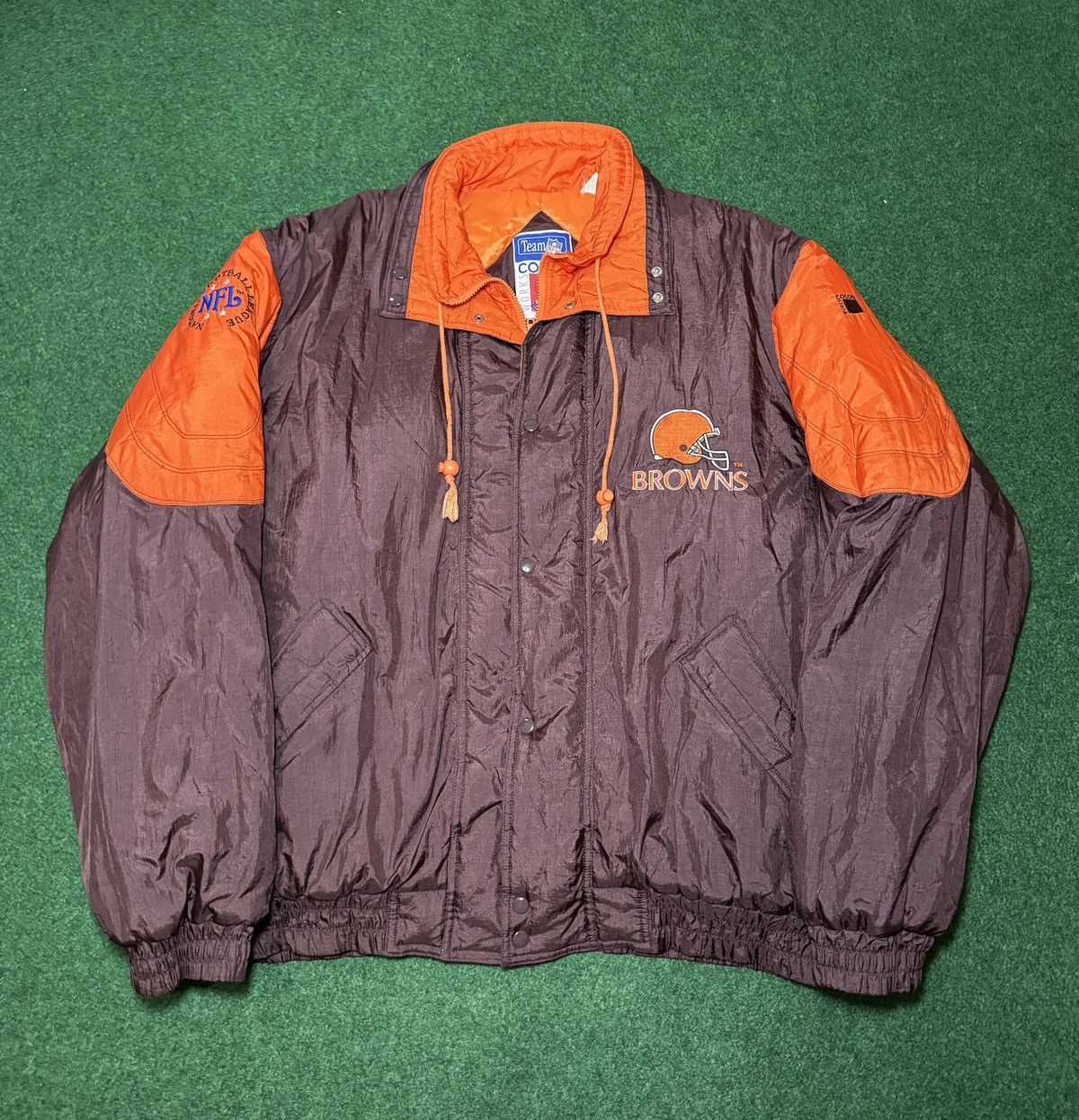 NFL Vtg 90s Cleveland Browns Carl Banks Starter Puffer Jacket Size US XXL / EU 58 / 5 - 1 Thumbnail