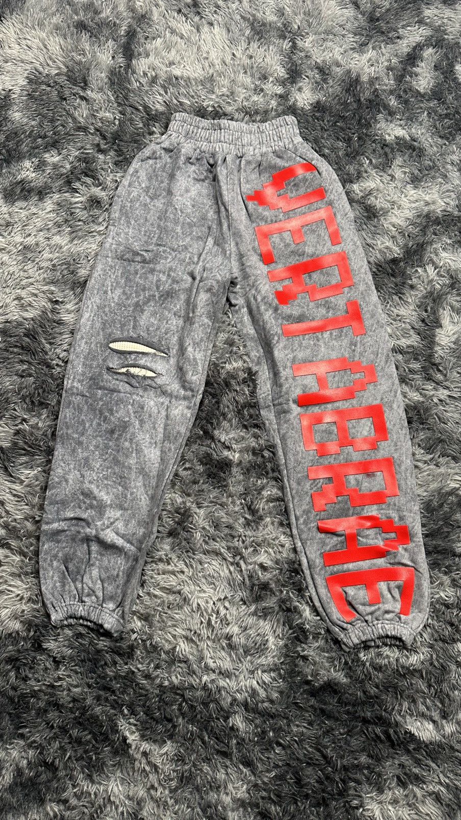 Vertabrae Vertabrae C-1 Sweatpants Black Marble - MEDIUM Size US 30 / EU 46 - 1 Thumbnail