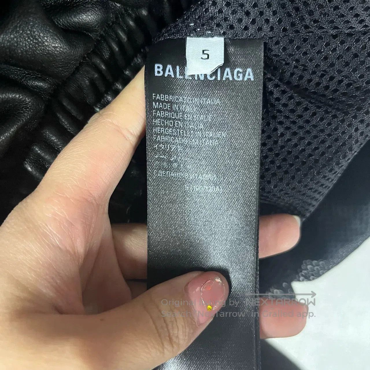 Balenciaga Balenciaga Colorblock Logo Hooded Leather Jacket. Size US L / EU 52-54 / 3 - 7 Thumbnail