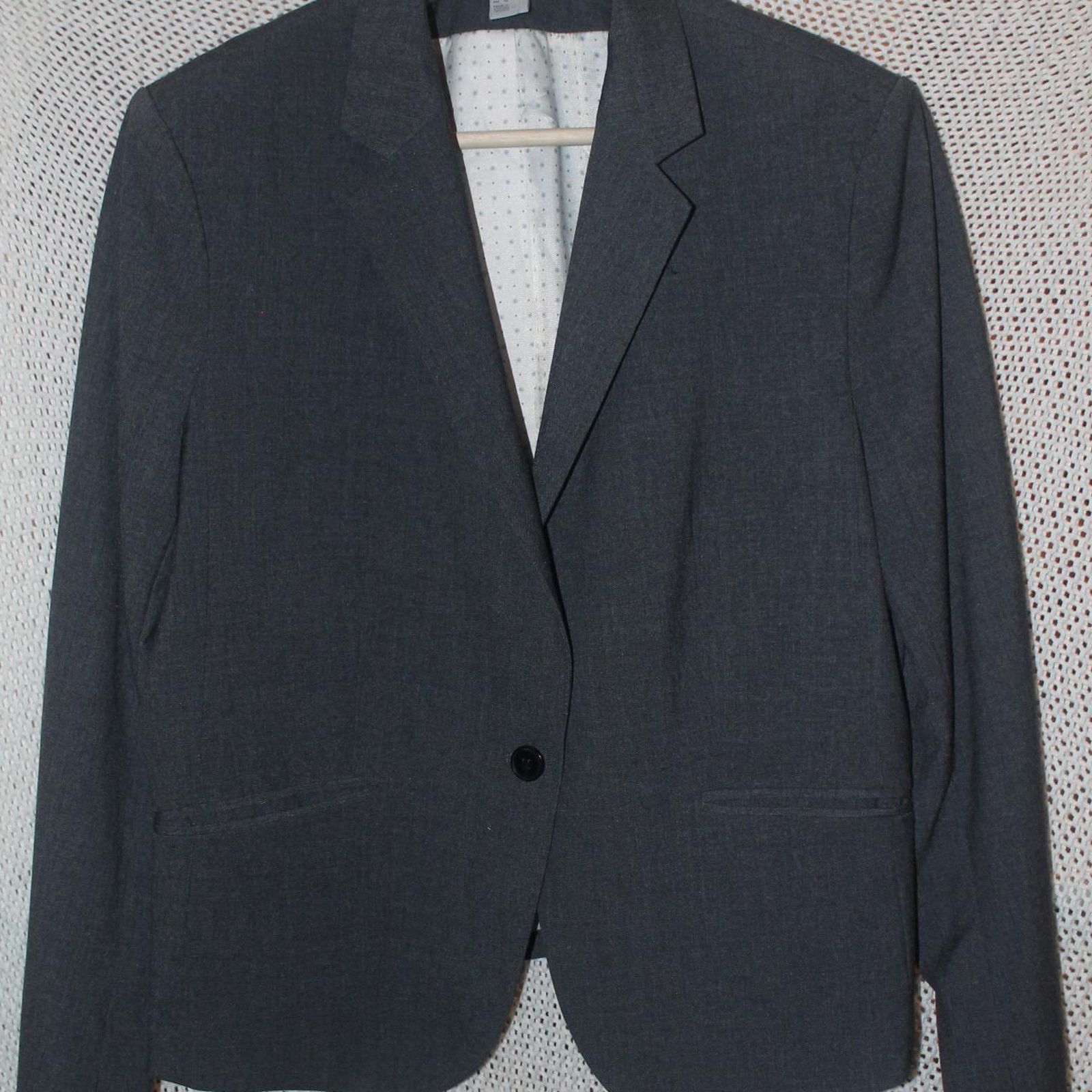 H&M H&M Women's Charcoal Pant Suit (Top & Bottom) Size 14 Short Size XL / US 12-14 / IT 48-50 - 4 Thumbnail