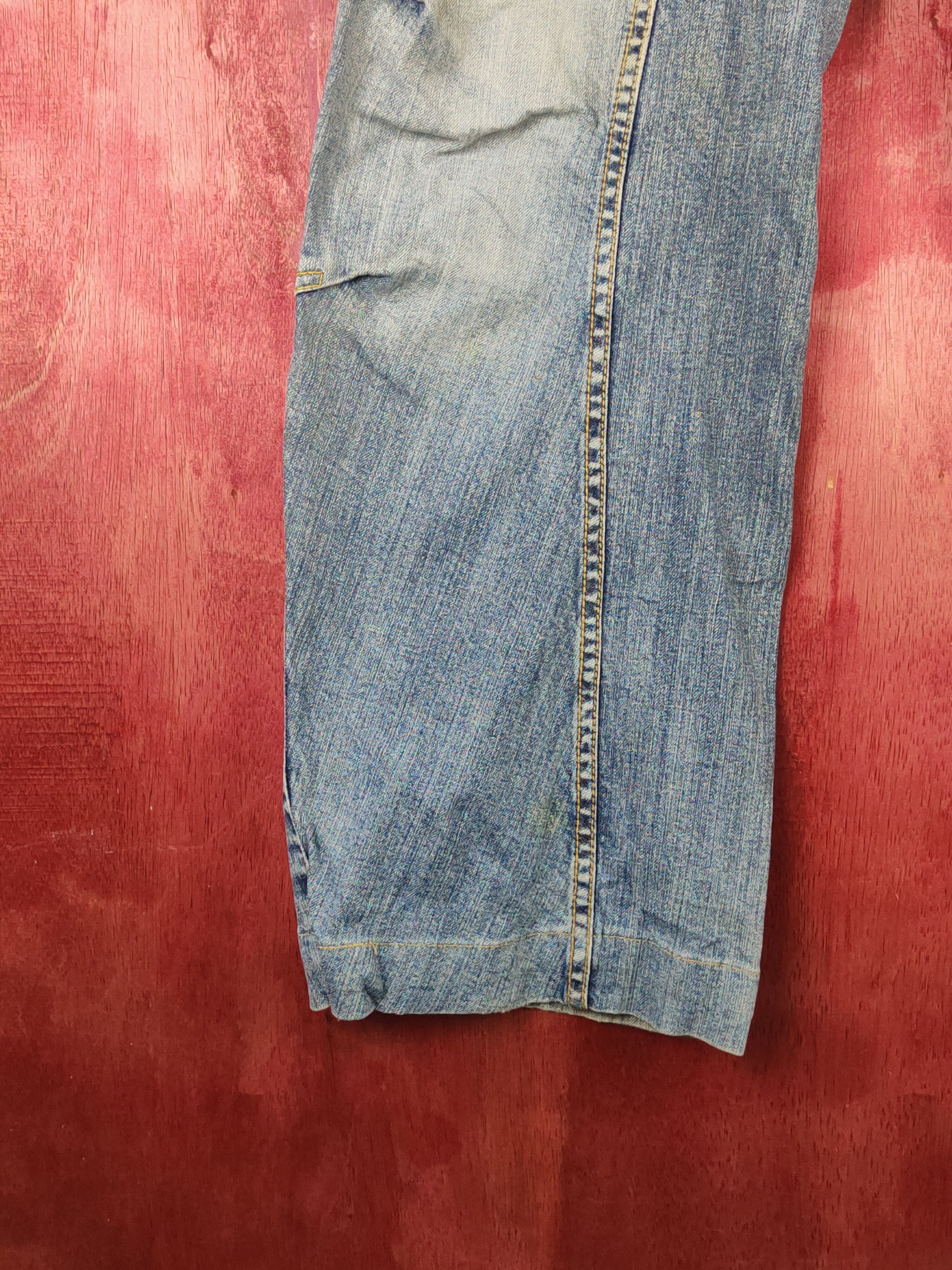 Japanese Brand T.s.c Blue Distressed Ripped Jeans #S2364 Size US 34 / EU 50 - 4 Thumbnail