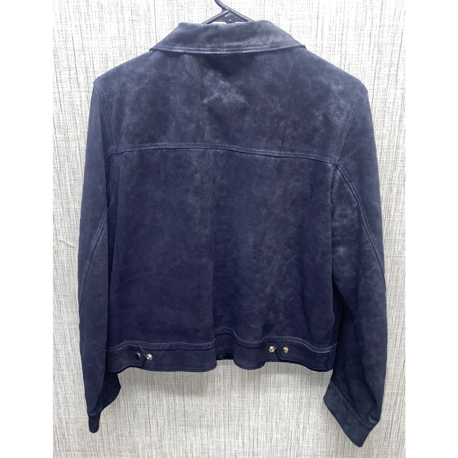Vintage Arlen Ness Womens Black Acetate Full Zip Jacket Size 10 Size L / US 10 / IT 46 - 5 Thumbnail