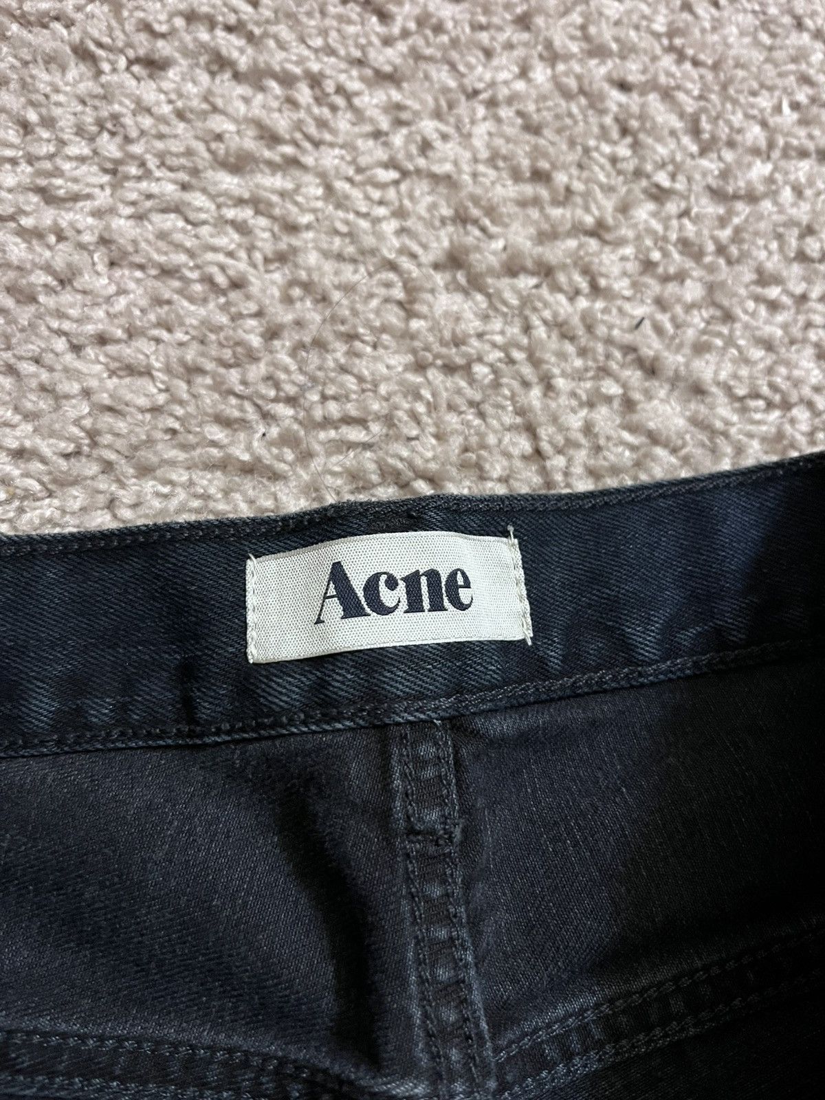 Acne Studios Acne Studios Blue Skinny Jeans Size US 33 - 3 Thumbnail