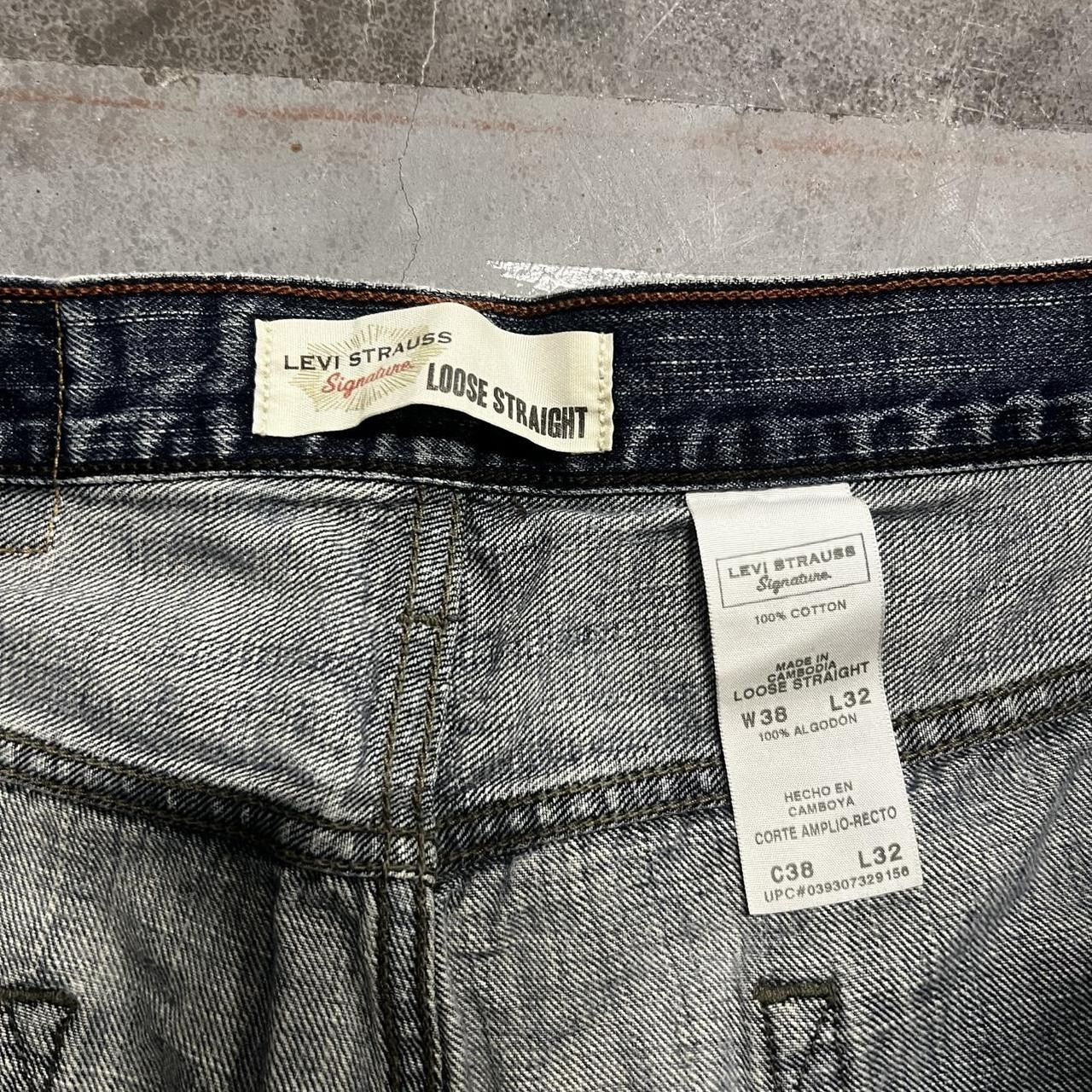 Levi's × Vintage Vintage Y2K Super Baggy Wide Leg Loose Levis Denim Jeans! Size US 38 / EU 54 - 7 Thumbnail