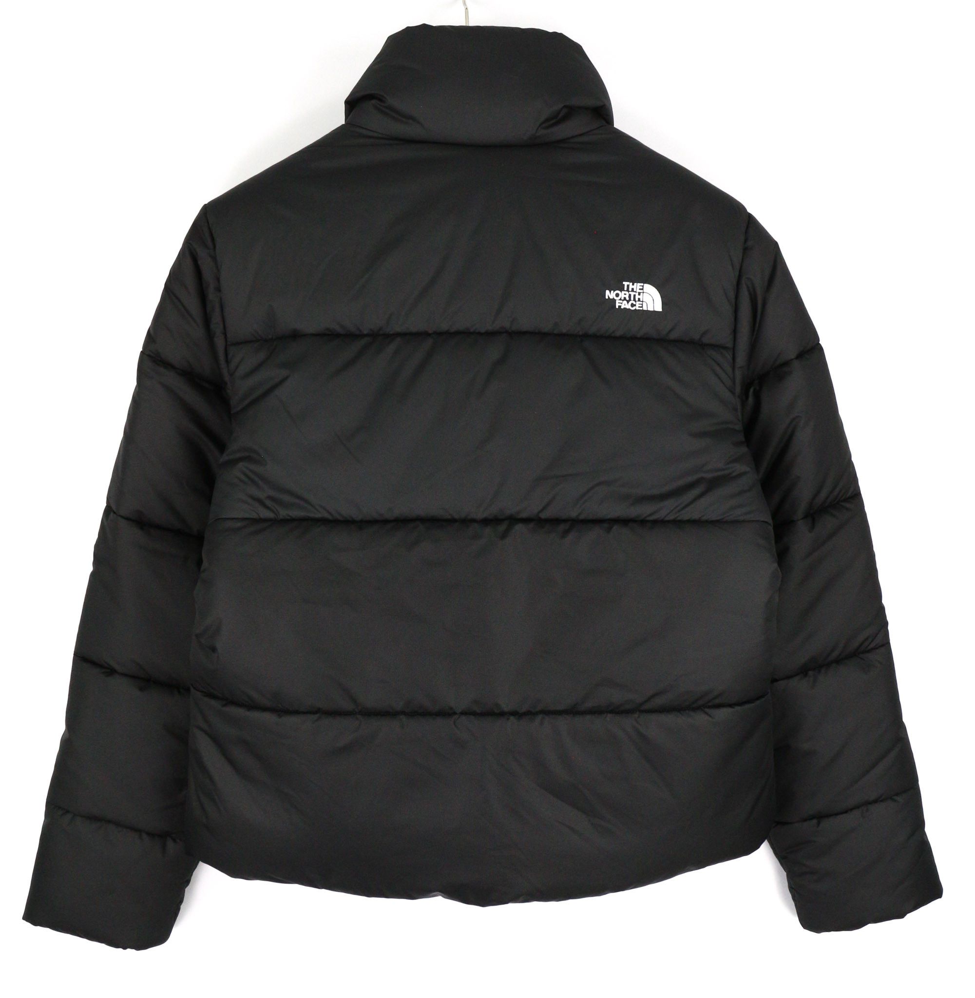 The North Face L Black Quilted High Neck Zipper 81671 Size L / US 10 / IT 46 - 2 Thumbnail