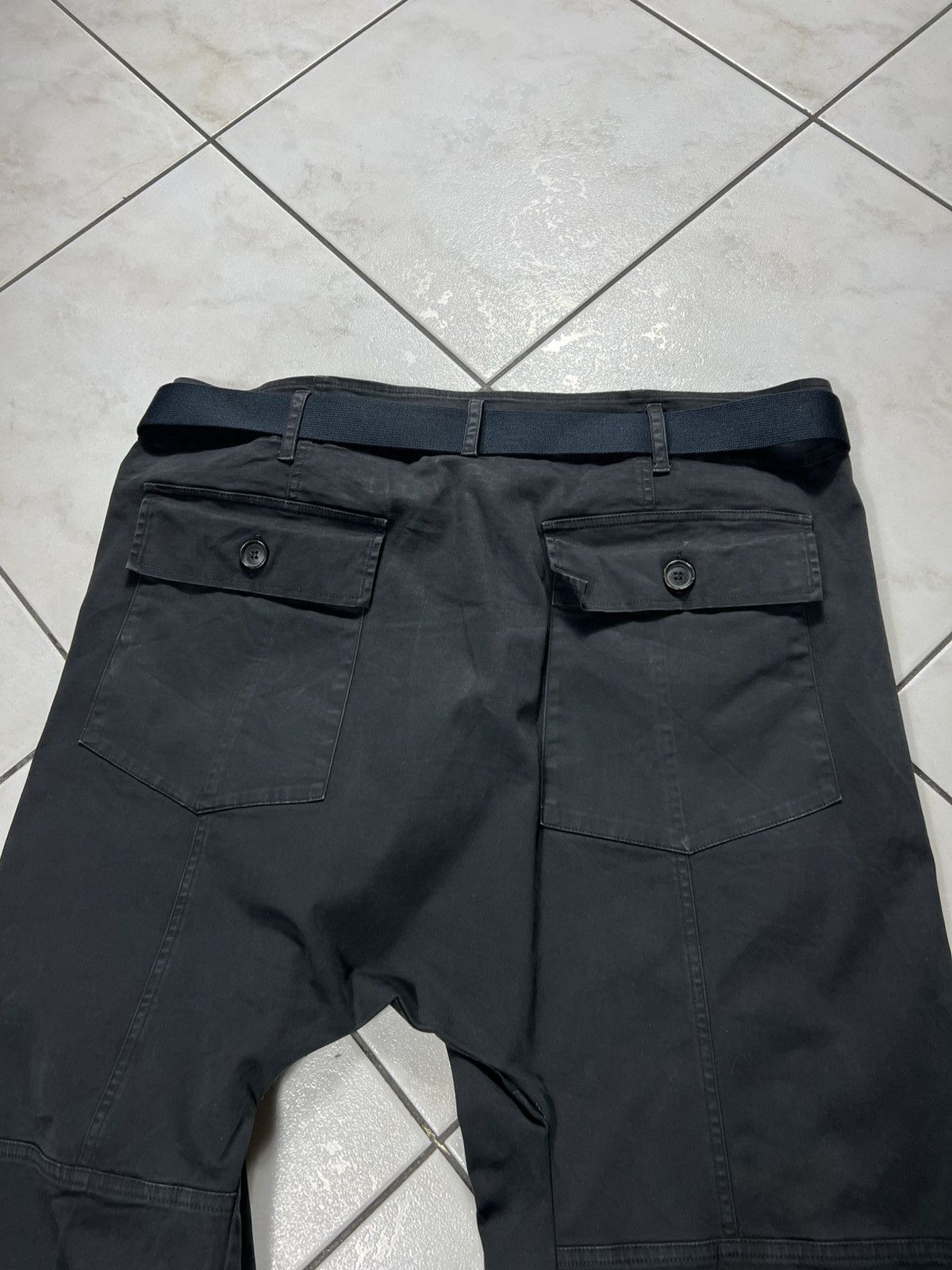 Yohji Yamamoto Semicouture 01 military avant garde pants belt asymmetric Size 30" / US 8 / IT 44 - 13 Thumbnail