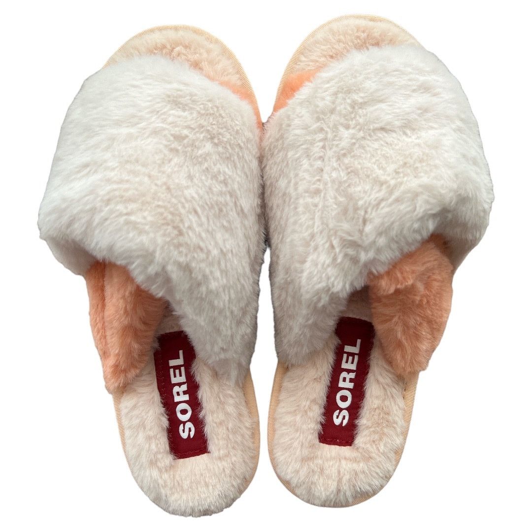 SOREL Sorel Nova Sand Go Mail Run Faux Fur Suede Slippers, US7 Size US 7 / IT 37 - 2 Thumbnail