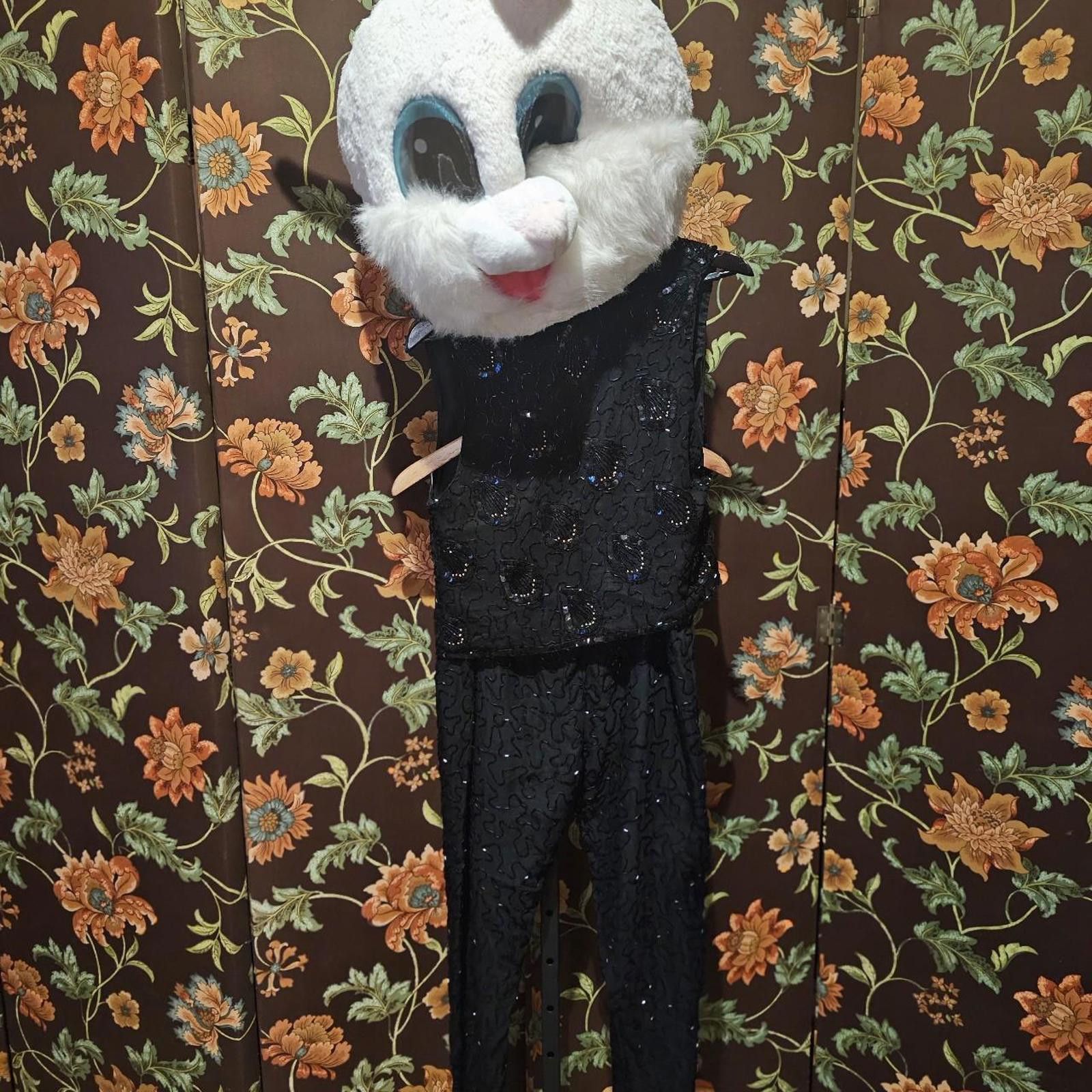Other Women's Black Beaded Suit Size S / US 4 / IT 40 - 6 Thumbnail