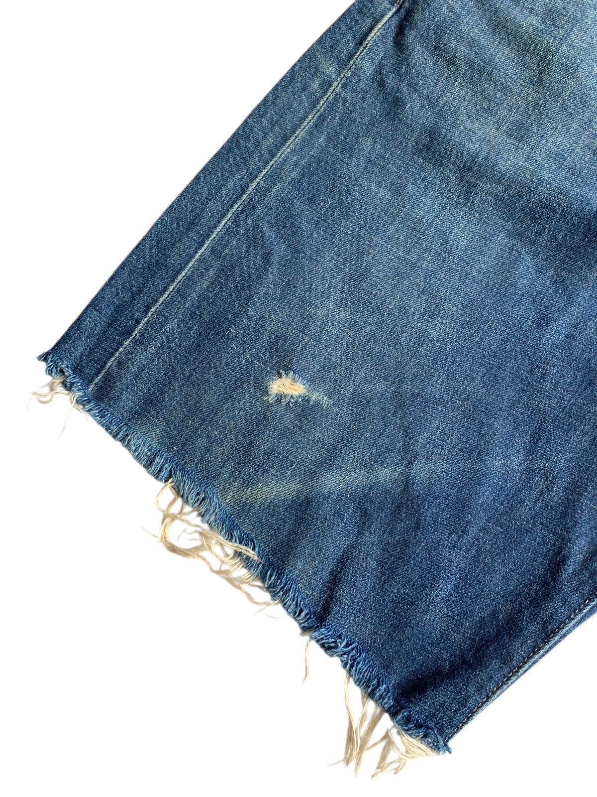 Levi's VINTAGE LEVIS BIG E SELVEDGE J22 BUTTON FLY SHORT DENIM Size US 34 / EU 50 - 15 Thumbnail